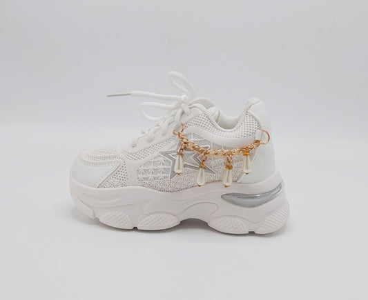 Trendy Looking Shoes for Girls - KK11 (White)