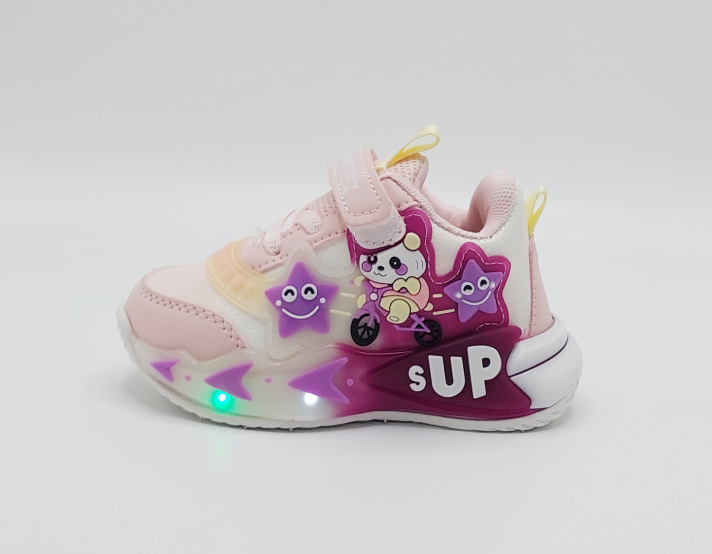 Lights In Sole Cute Design Shoes for Kids - SB14 (Pink)