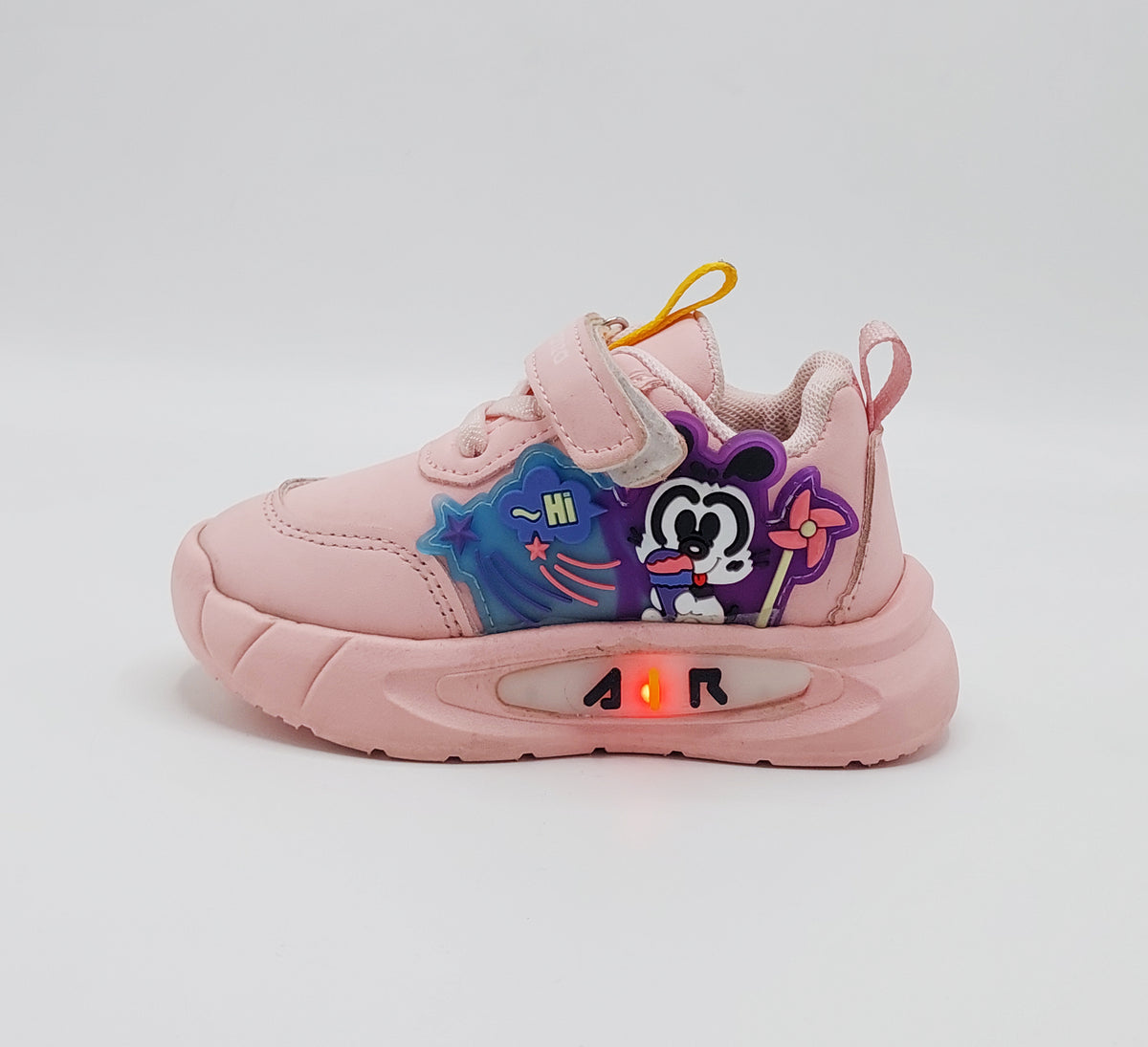 Lights in Sole Mickey theme Shoes for Kids - DVM1 (Pink)