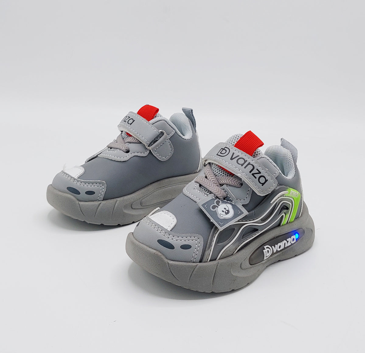 Lights in Sole Shoes for Kids - DVM4 (Gray)