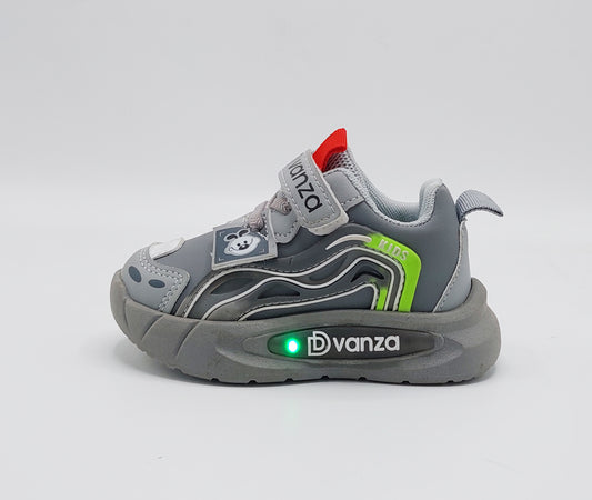 Lights in Sole Shoes for Kids - DVM4 (Gray)