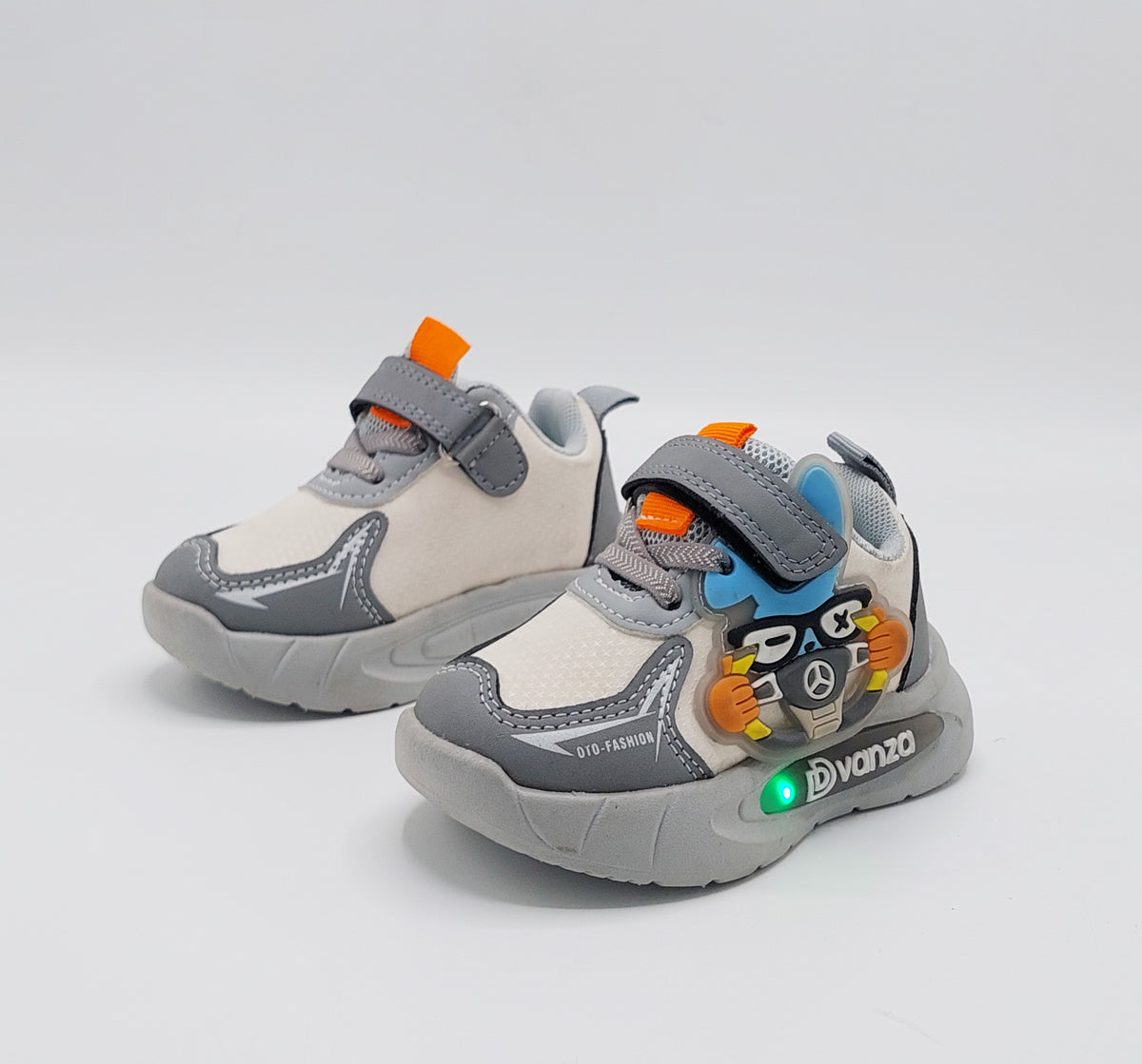 Lights in Sole Shoes for Kids - DVM5 (Gray)