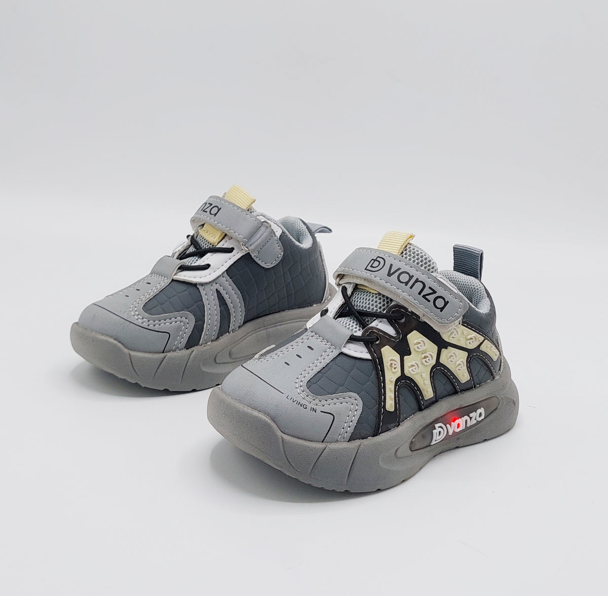 Lights in Sole Shoes for Kids - DVM6 (Gray)