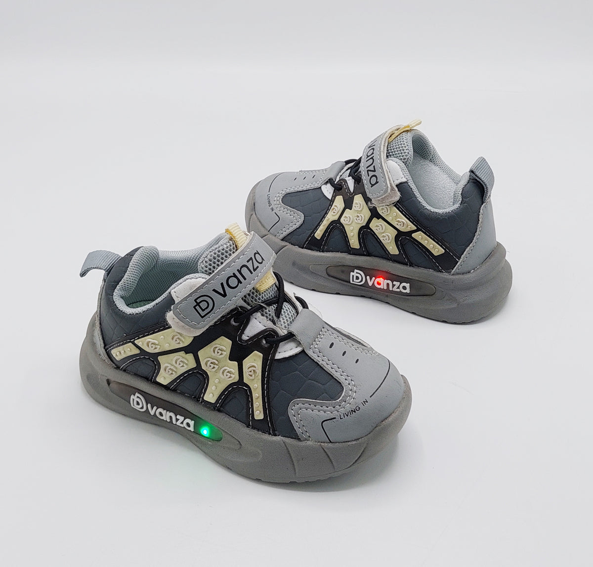 Lights in Sole Shoes for Kids - DVM6 (Gray)