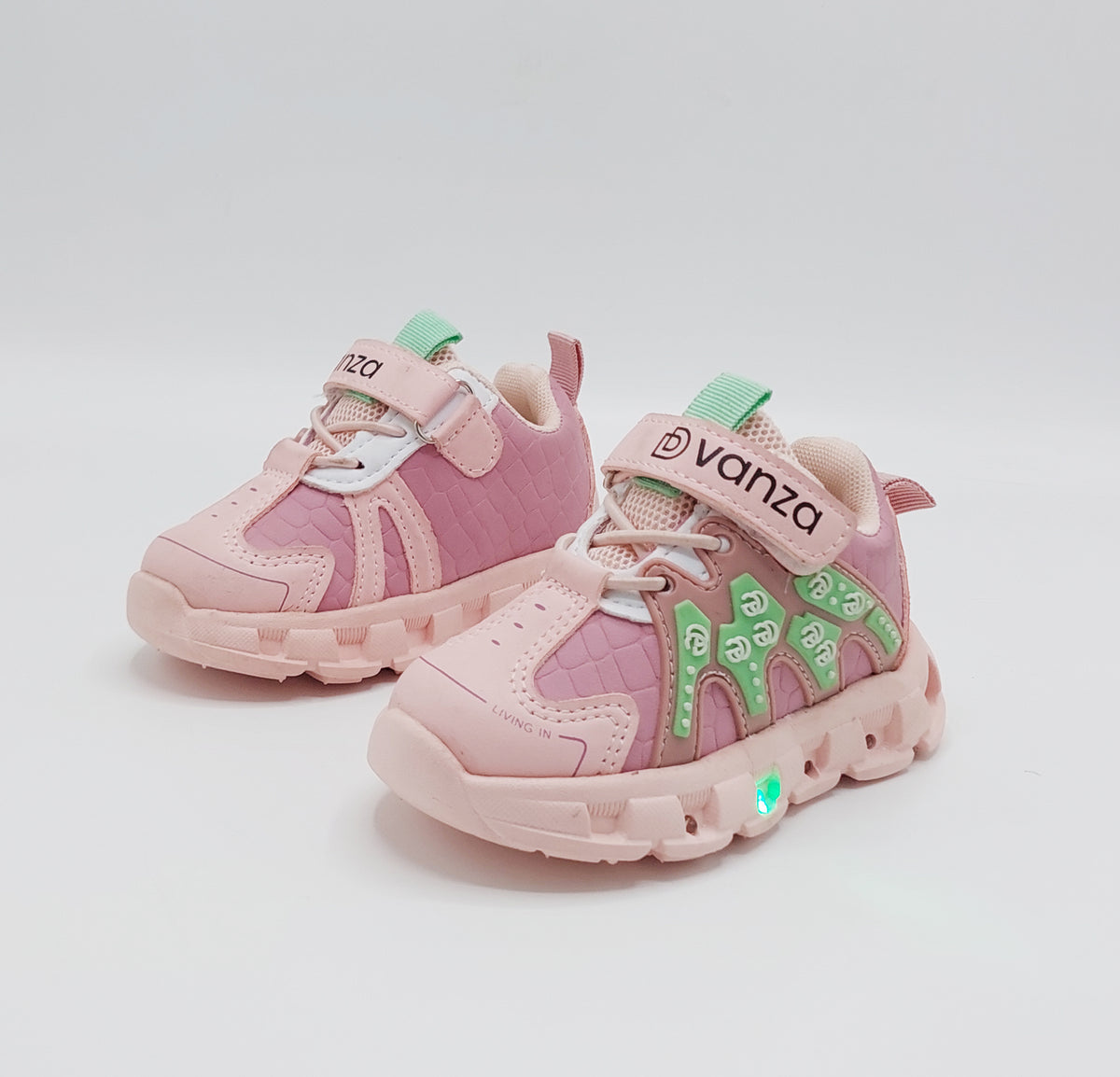 Lights in Sole Shoes for Kids - DVM6 (Pink)