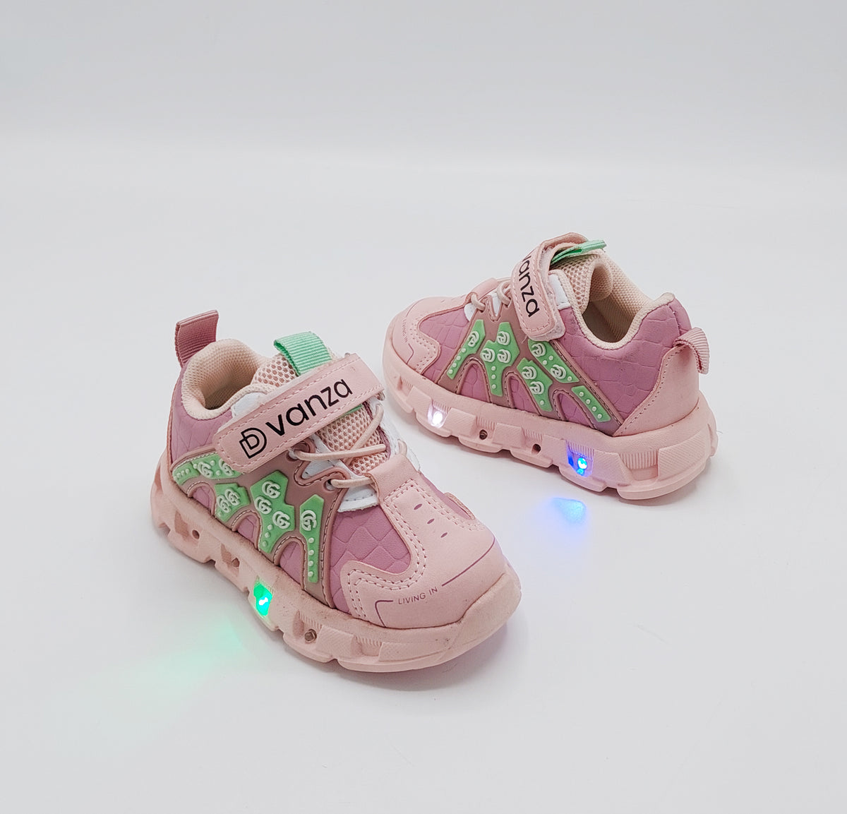 Lights in Sole Shoes for Kids - DVM6 (Pink)
