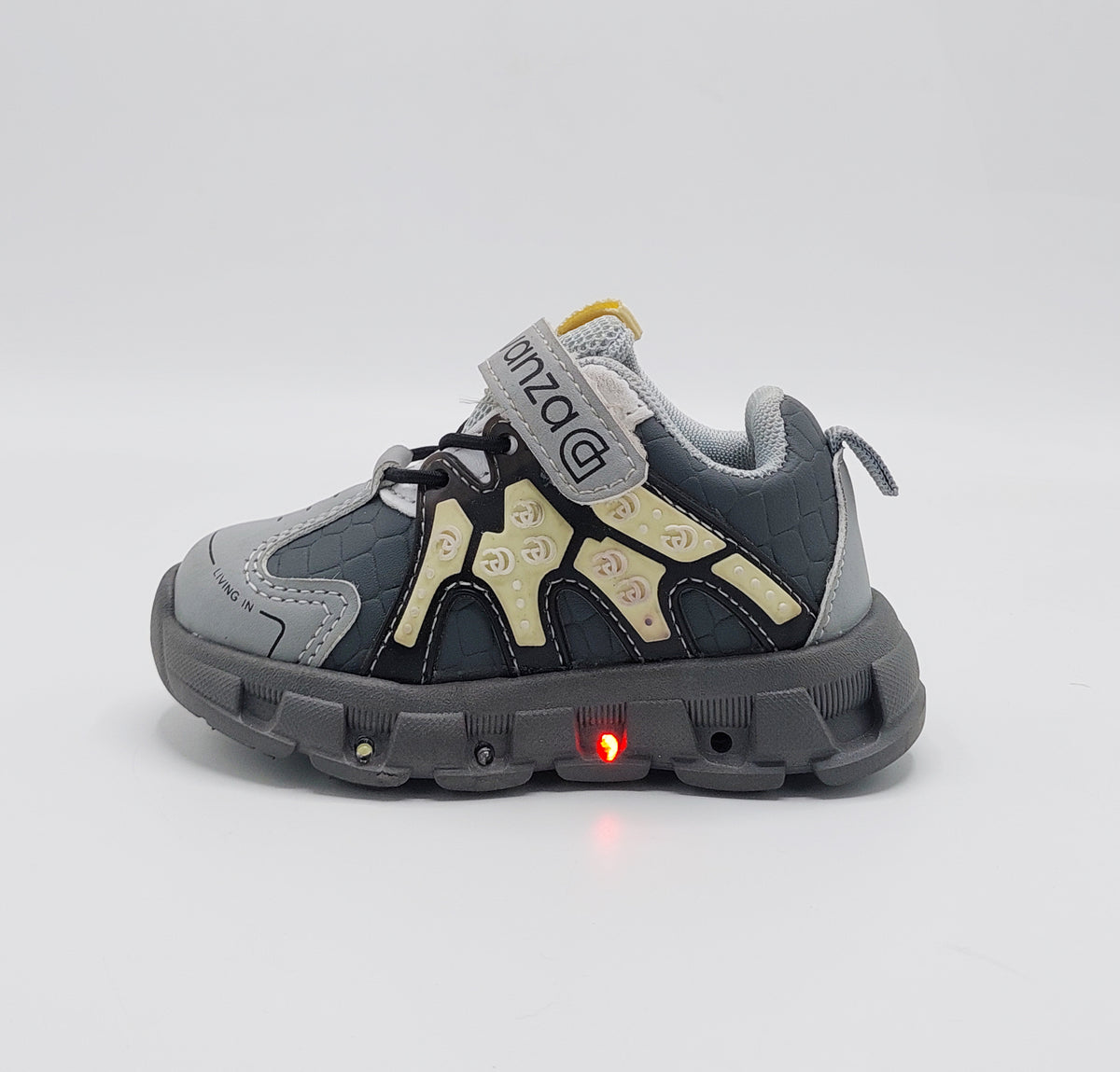 Lights in Sole Shoes for Kids - DVM6 (Gray)