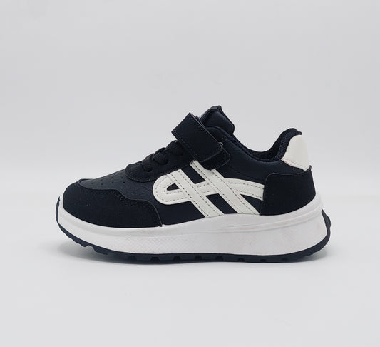 Premium Quality Trendy Look Sneakers for Kids - ART88 (Black)