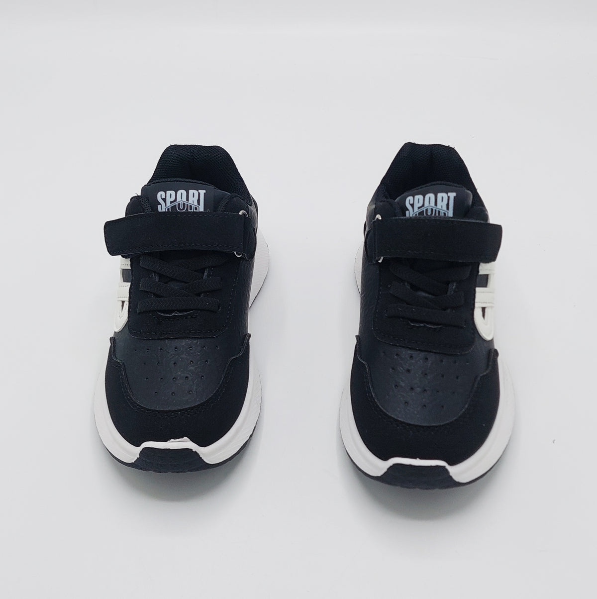 Premium Quality Trendy Look Sneakers for Kids - ART88 (Black)