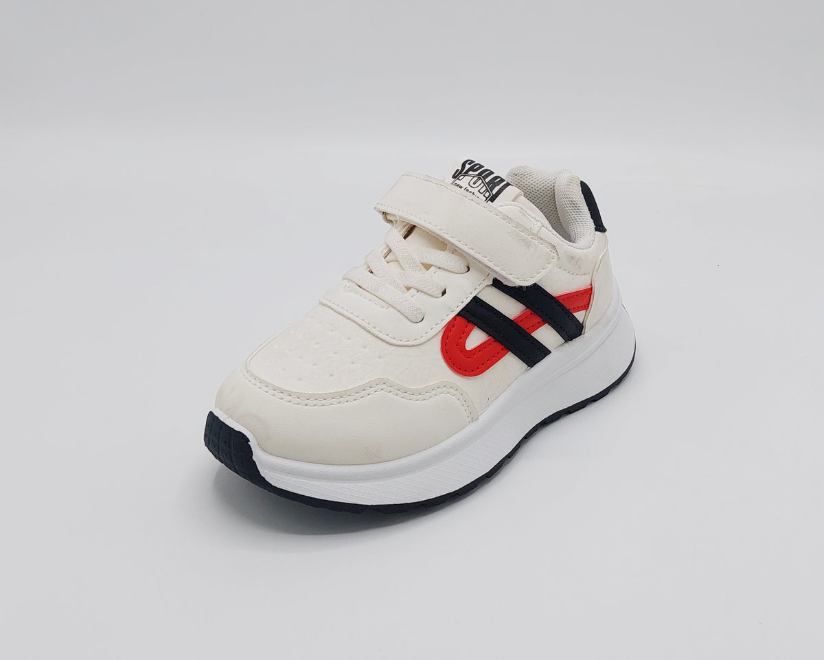Premium Quality Trendy Look Sneakers for Kids - ART88 (White)