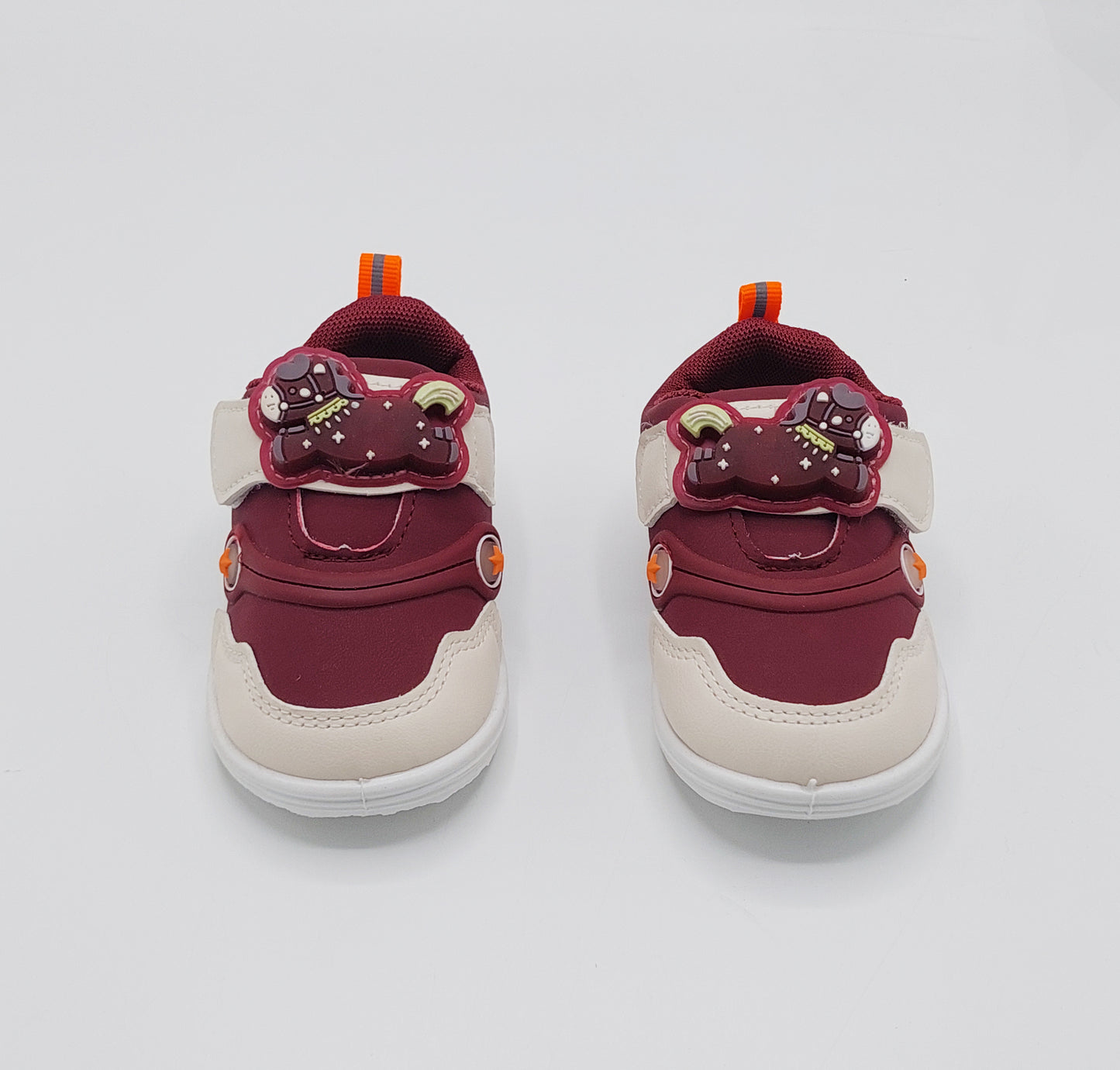 Touch Lights Soft Sole Shoes For Kids - BB1 (Maroon)