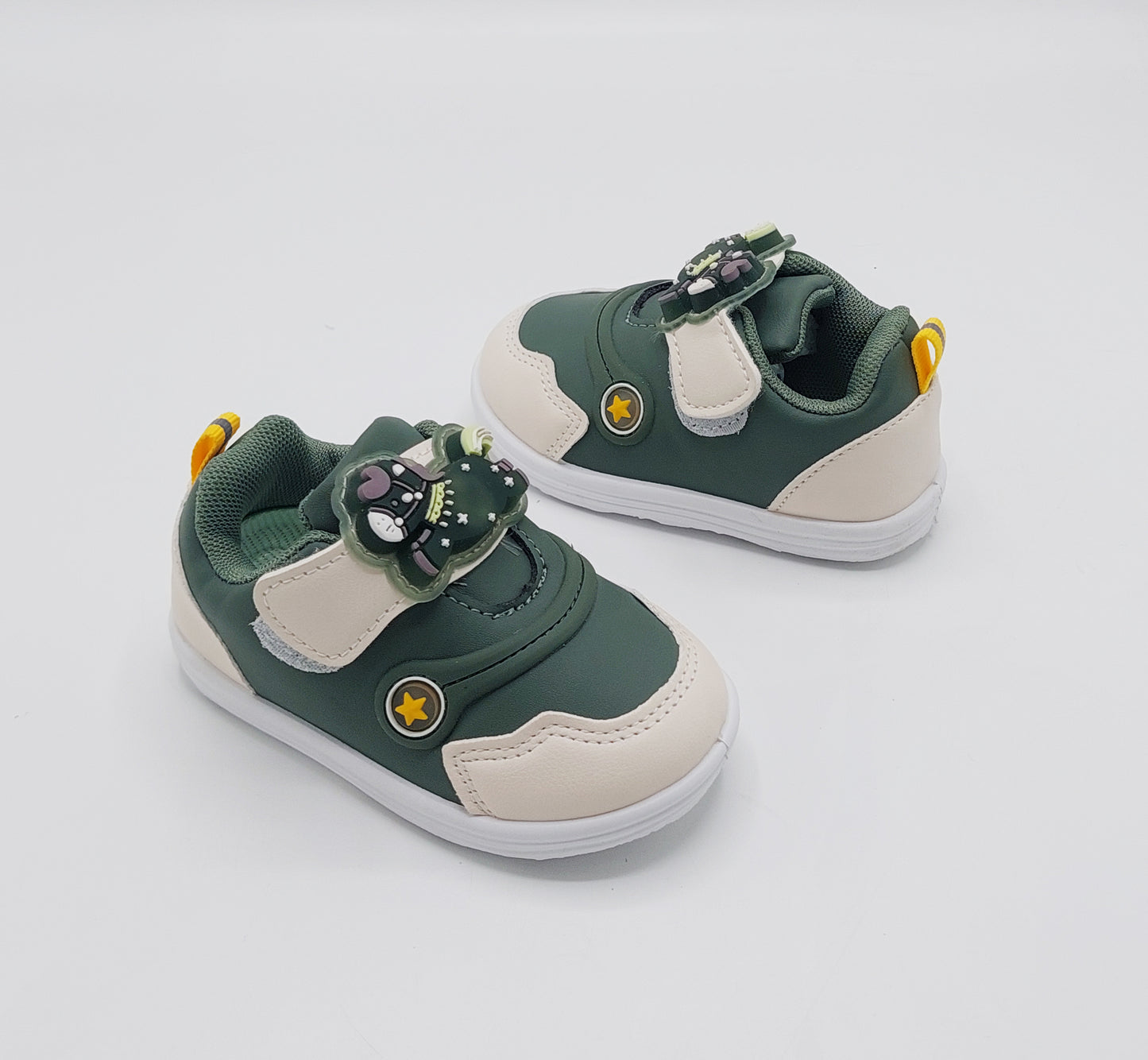 Touch Lights Soft Sole Shoes For Kids - BB1 (Green)