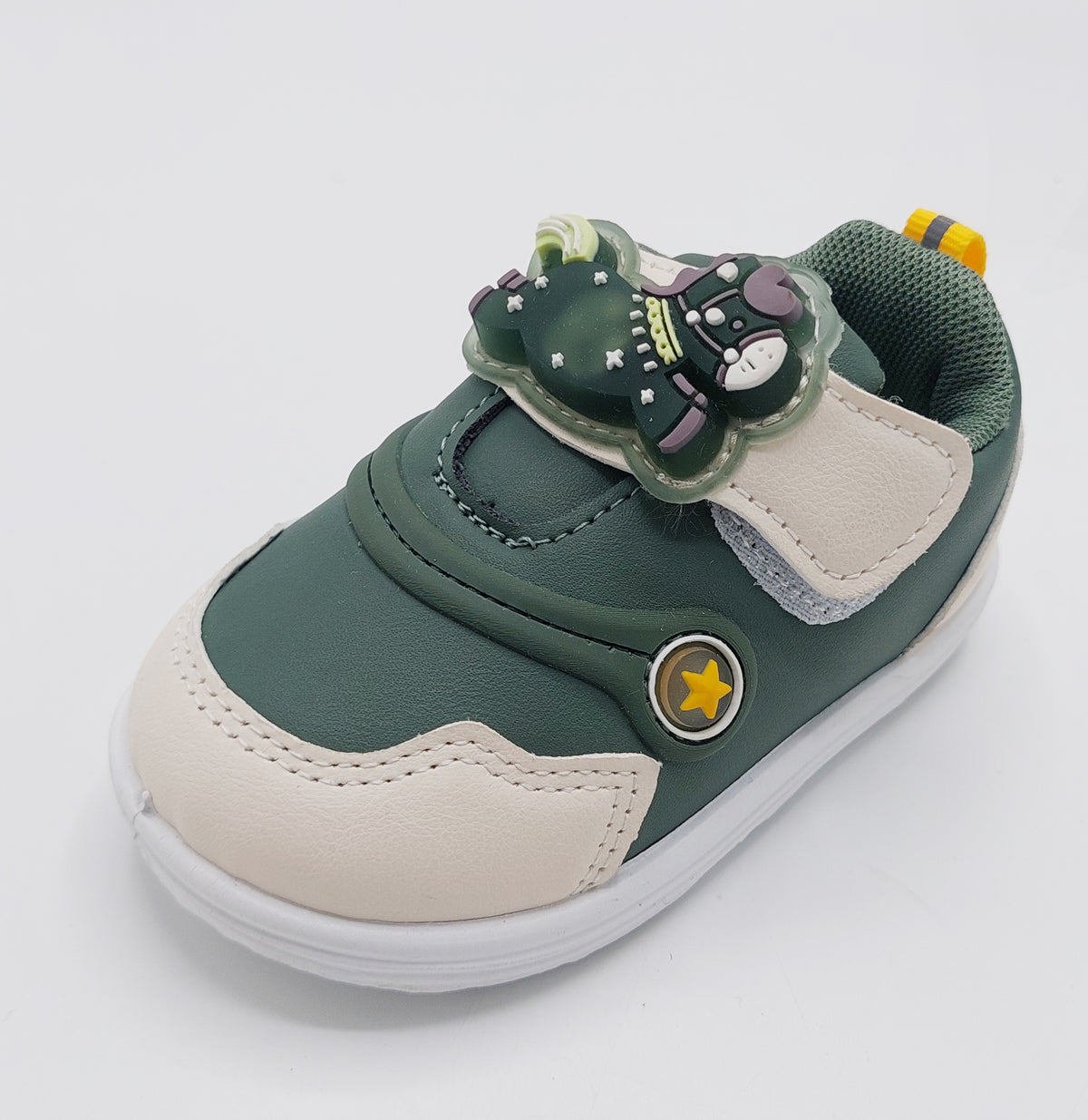 Touch Lights Soft Sole Shoes For Kids - BB1 (Green)