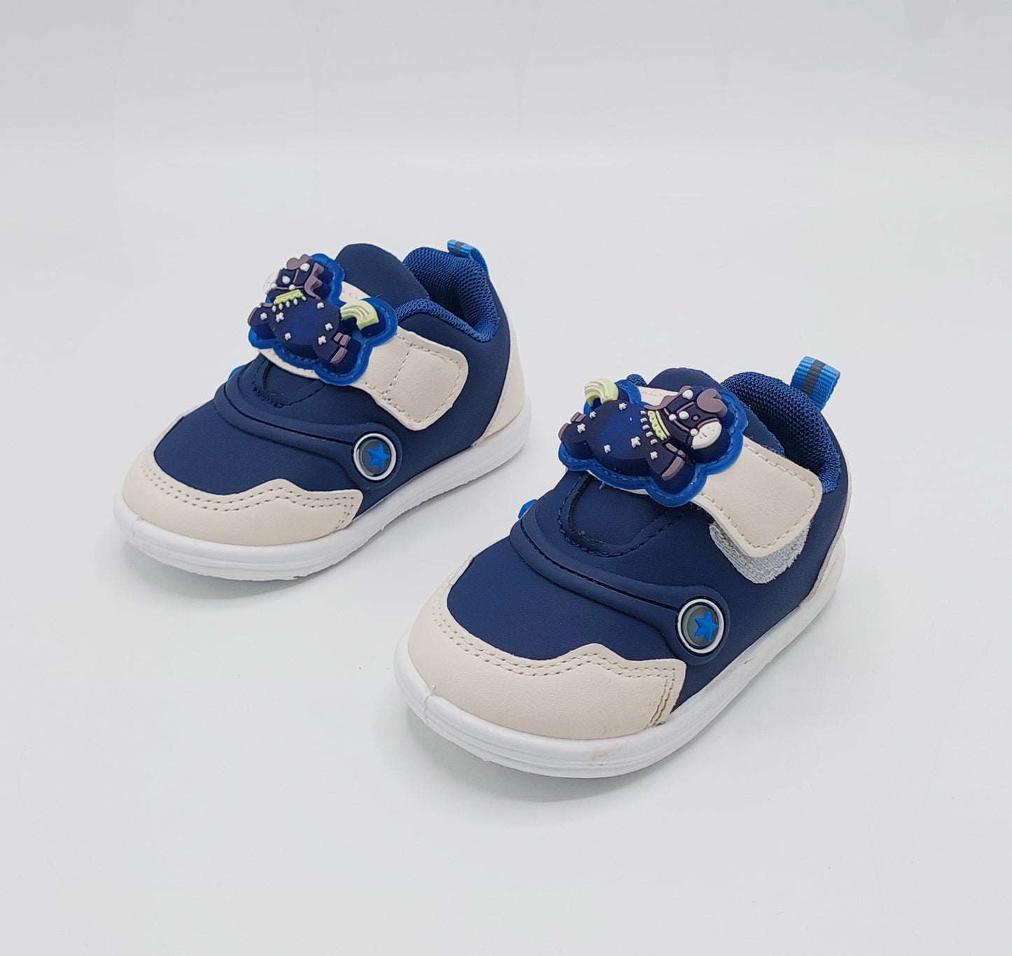 Touch Lights Soft Sole Shoes For Kids - BB1 (Blue)