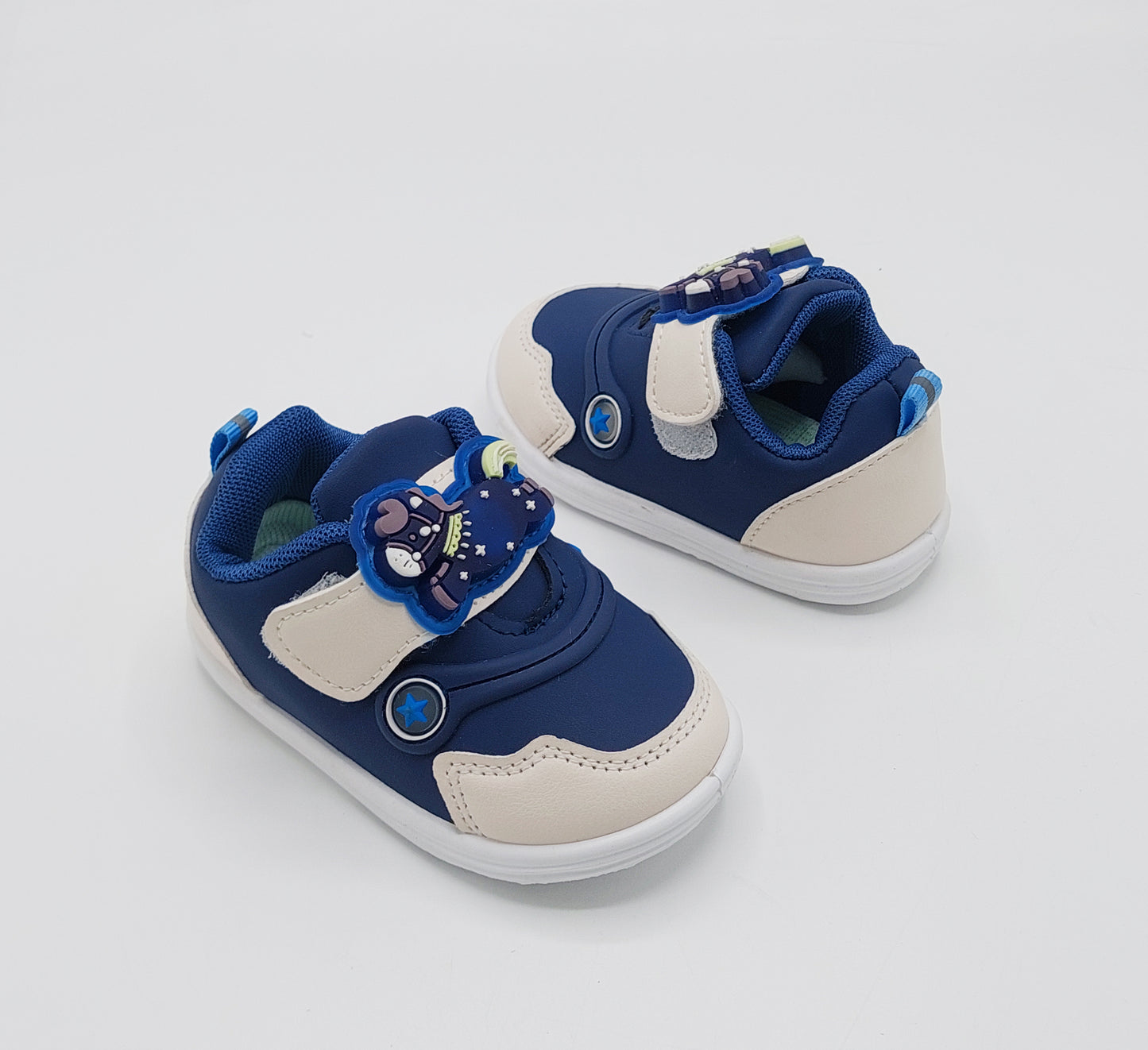 Touch Lights Soft Sole Shoes For Kids - BB1 (Blue)