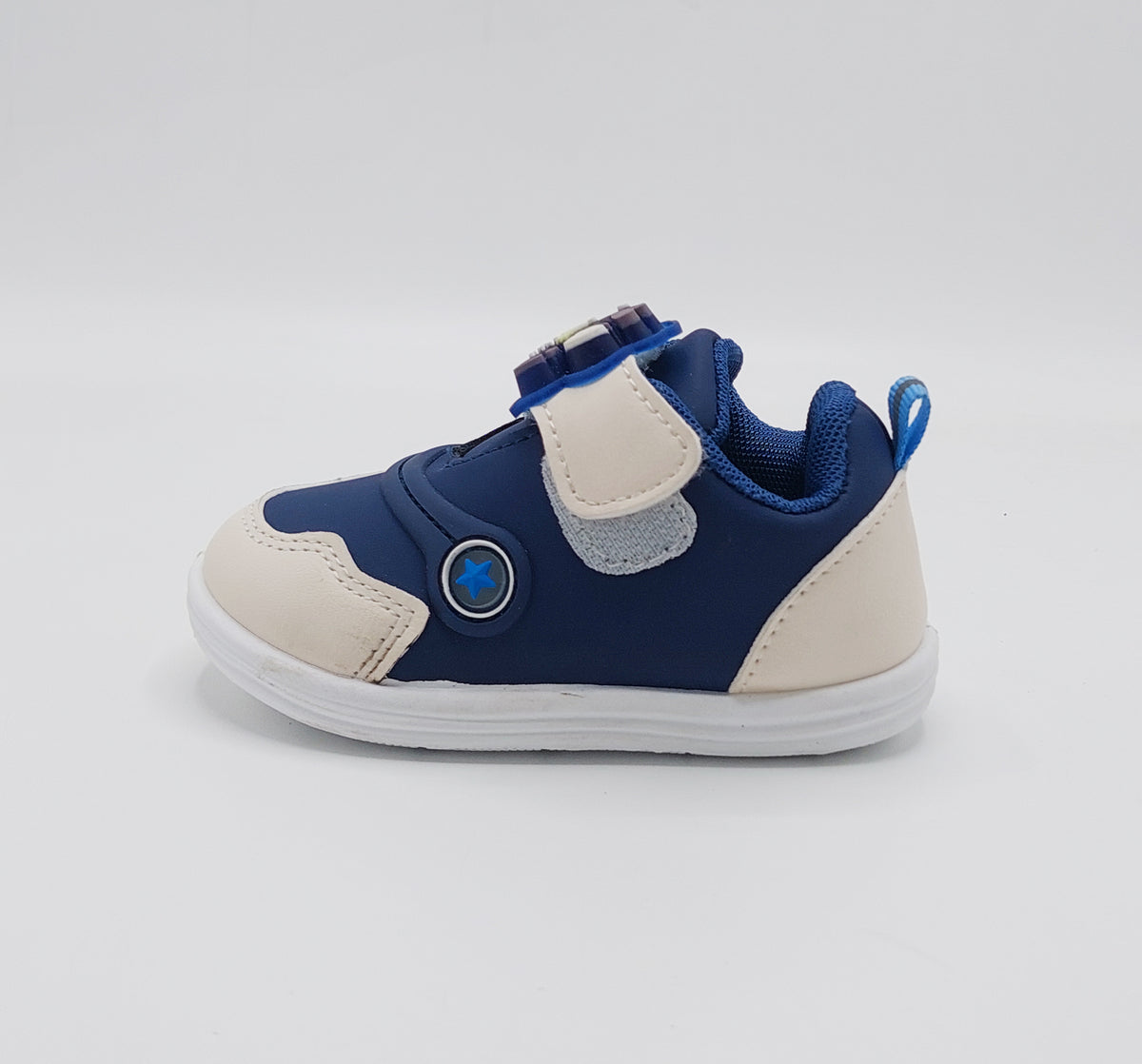 Touch Lights Soft Sole Shoes For Kids - BB1 (Blue)