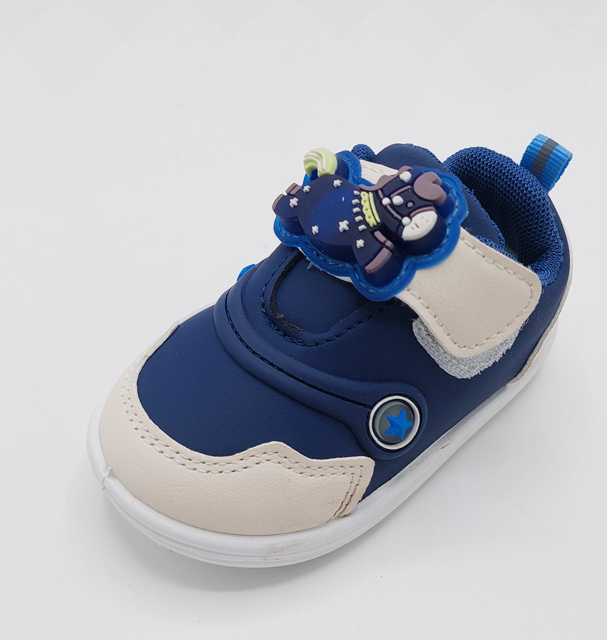 Touch Lights Soft Sole Shoes For Kids - BB1 (Blue)