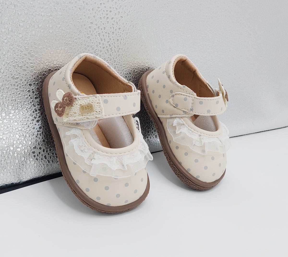 Soft Sole Shoe for Kids Girls - QP02 (Beige)