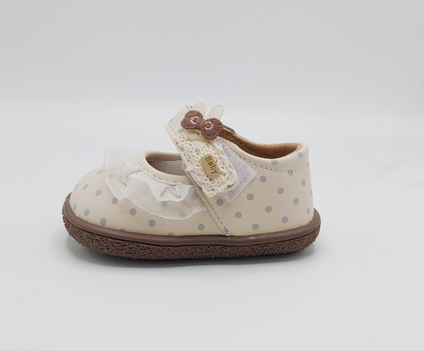 Soft Sole Shoe for Kids Girls - QP02 (Beige)