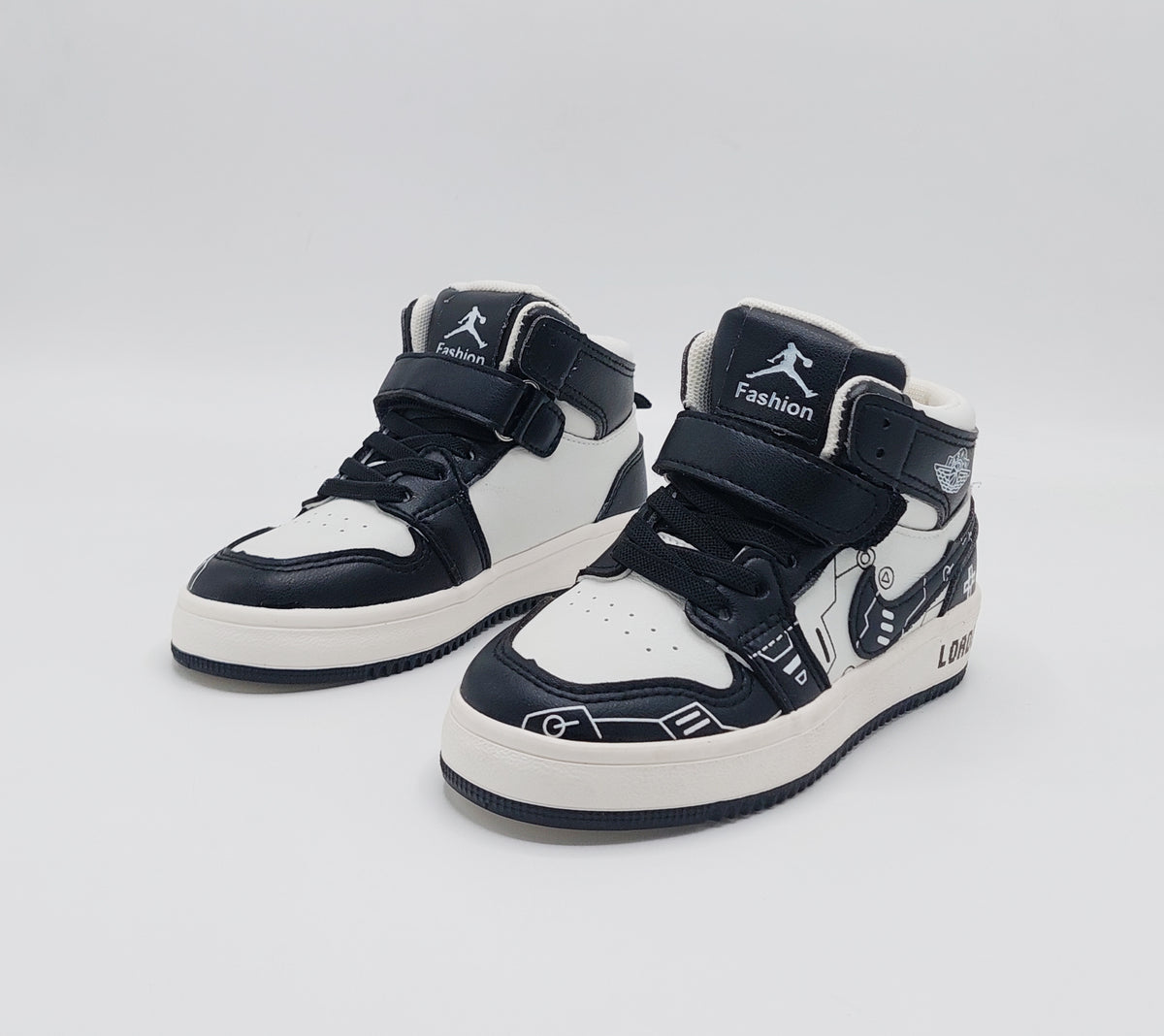 Premium Quality Trendy Look Sneakers for Kids - MC362 (Black)