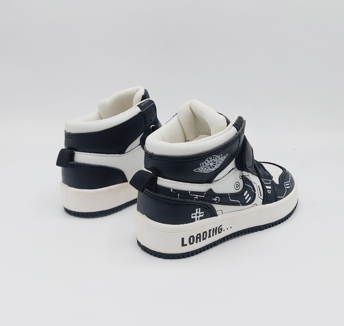 Premium Quality Trendy Look Sneakers for Kids - MC362 (Black)