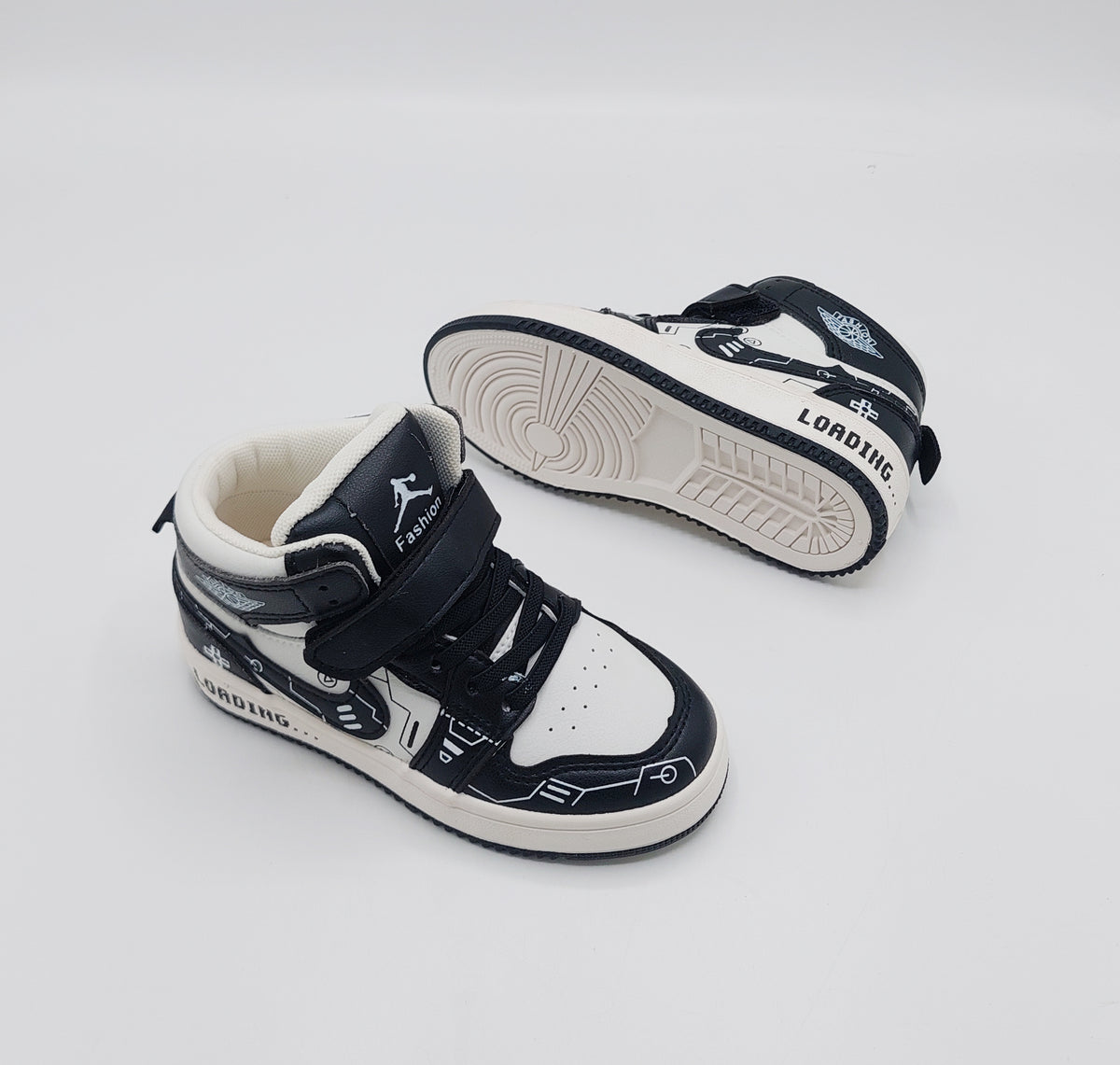 Premium Quality Trendy Look Sneakers for Kids - MC362 (Black)