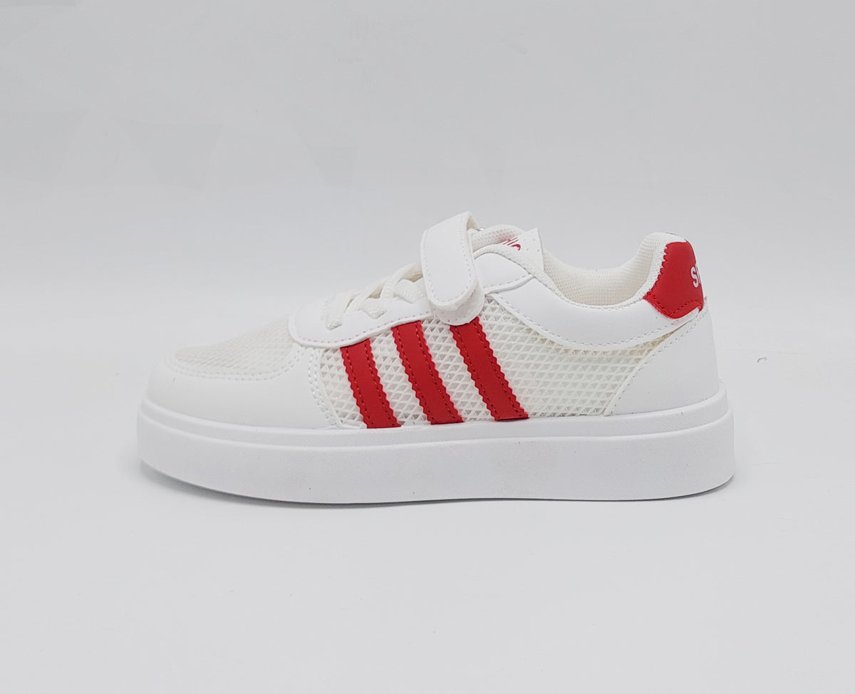 Premium Quality Trendy Look Sneakers for Kids - C2711 (RED)