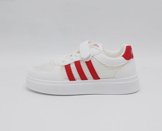 Premium Quality Trendy Look Sneakers for Kids - C2711 (RED)
