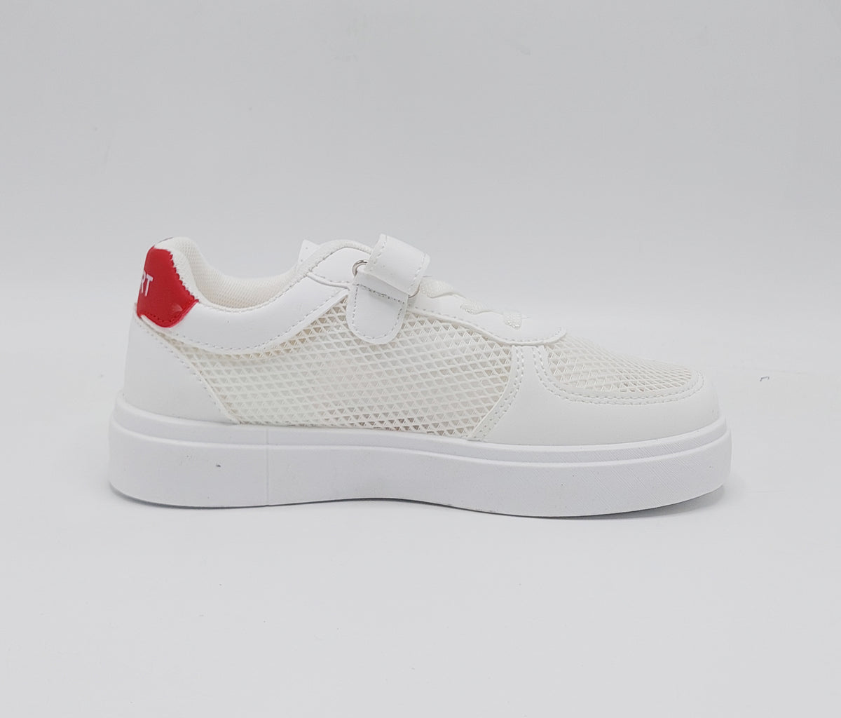 Premium Quality Trendy Look Sneakers for Kids - C2711 (RED)