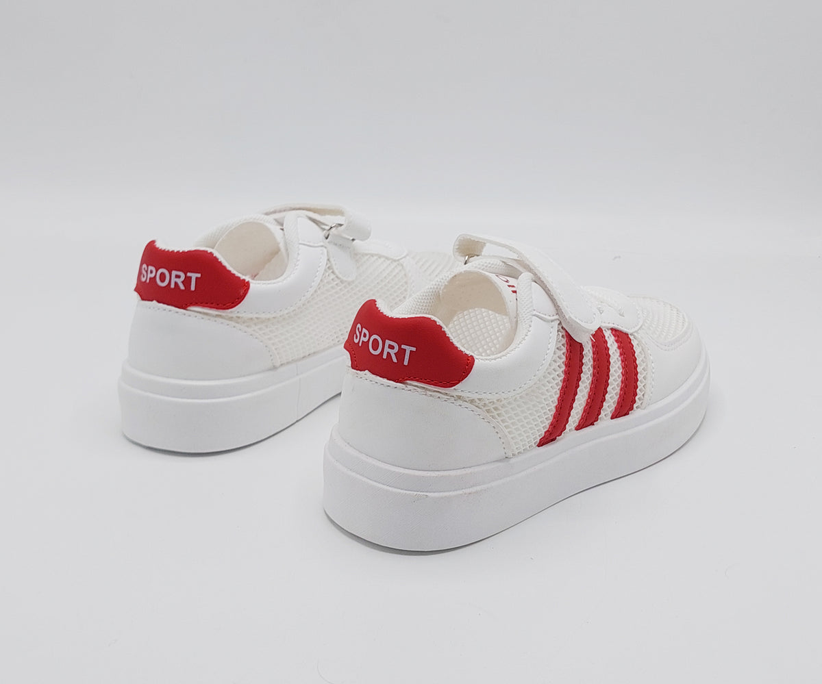 Premium Quality Trendy Look Sneakers for Kids - C2711 (RED)
