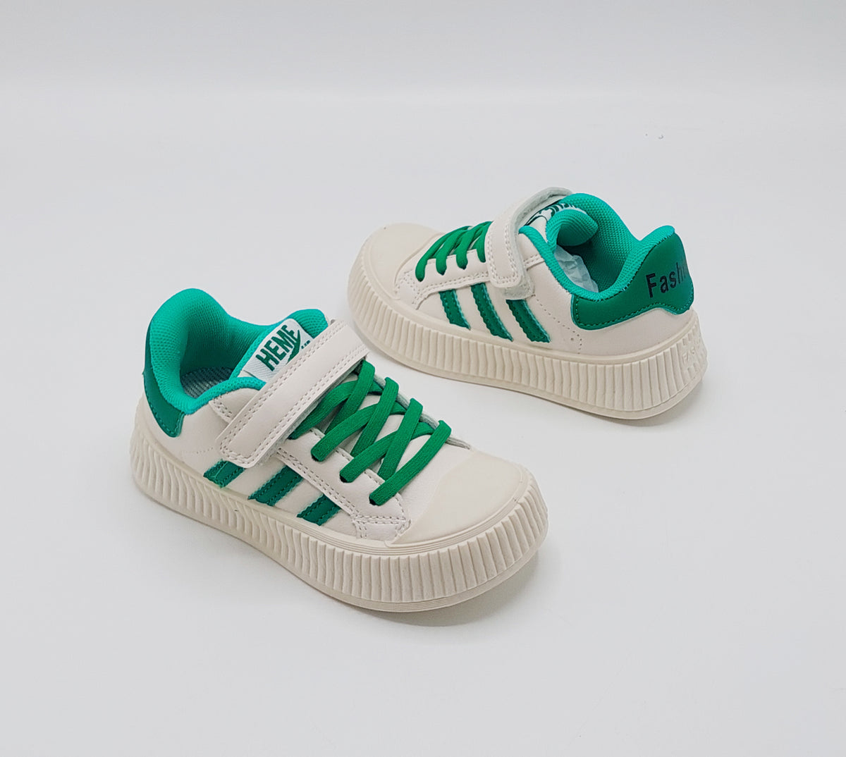 Premium Quality Trendy Look Sneakers for Kids - C01 (Green)