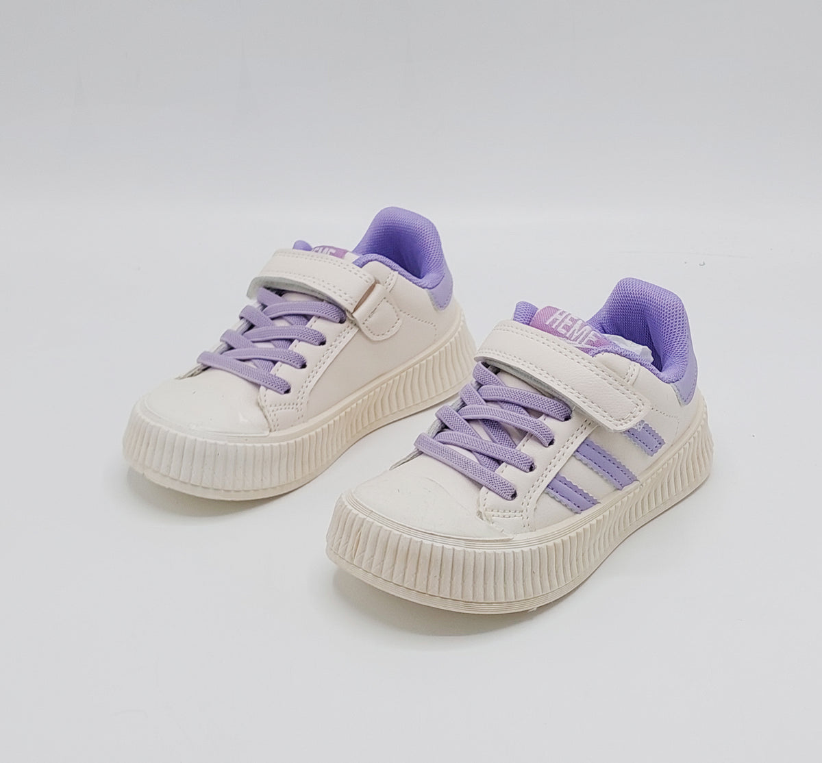 Premium Quality Trendy Look Sneakers for Kids - C01 (Purple)