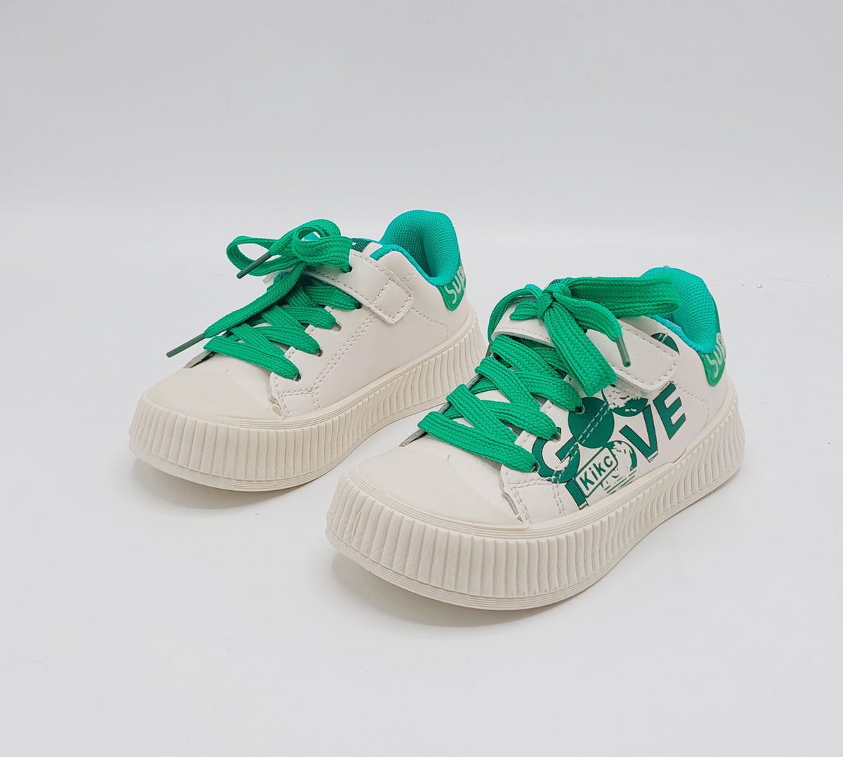 Premium Quality Trendy Look Sneakers for Kids - D05 (Green)