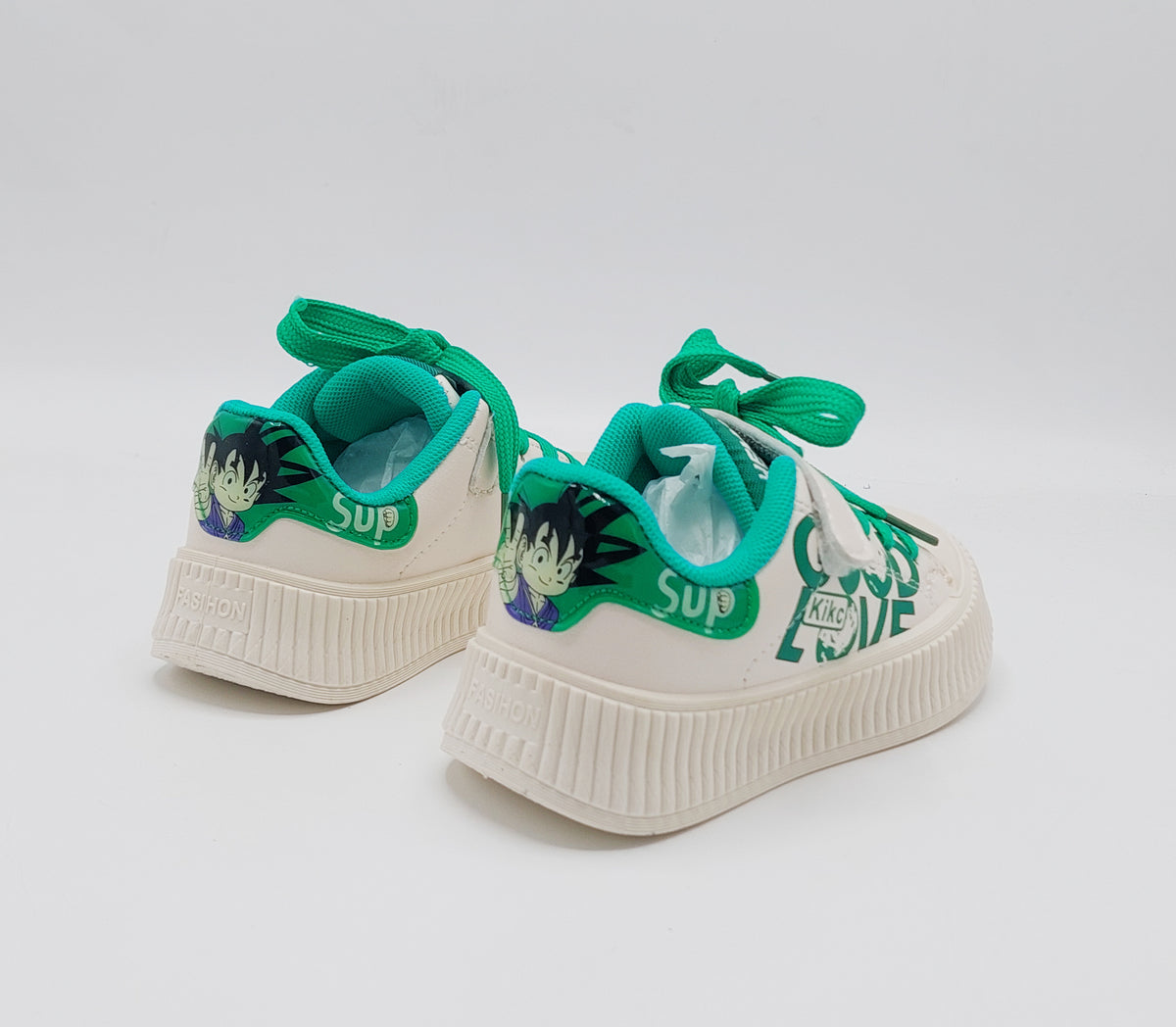 Premium Quality Trendy Look Sneakers for Kids - D05 (Green)