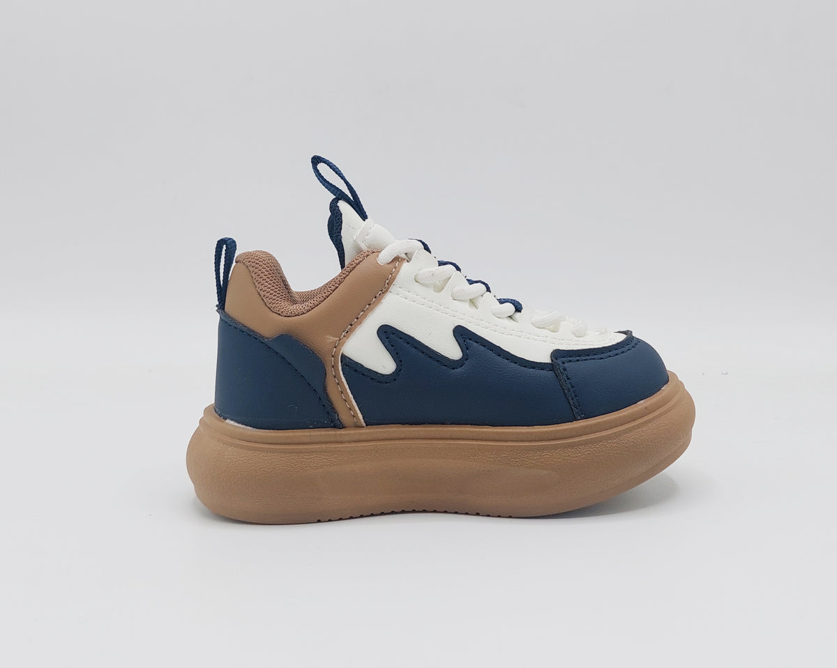 Trendy Looking Sneakers for Kids - TRD38 (Navy)