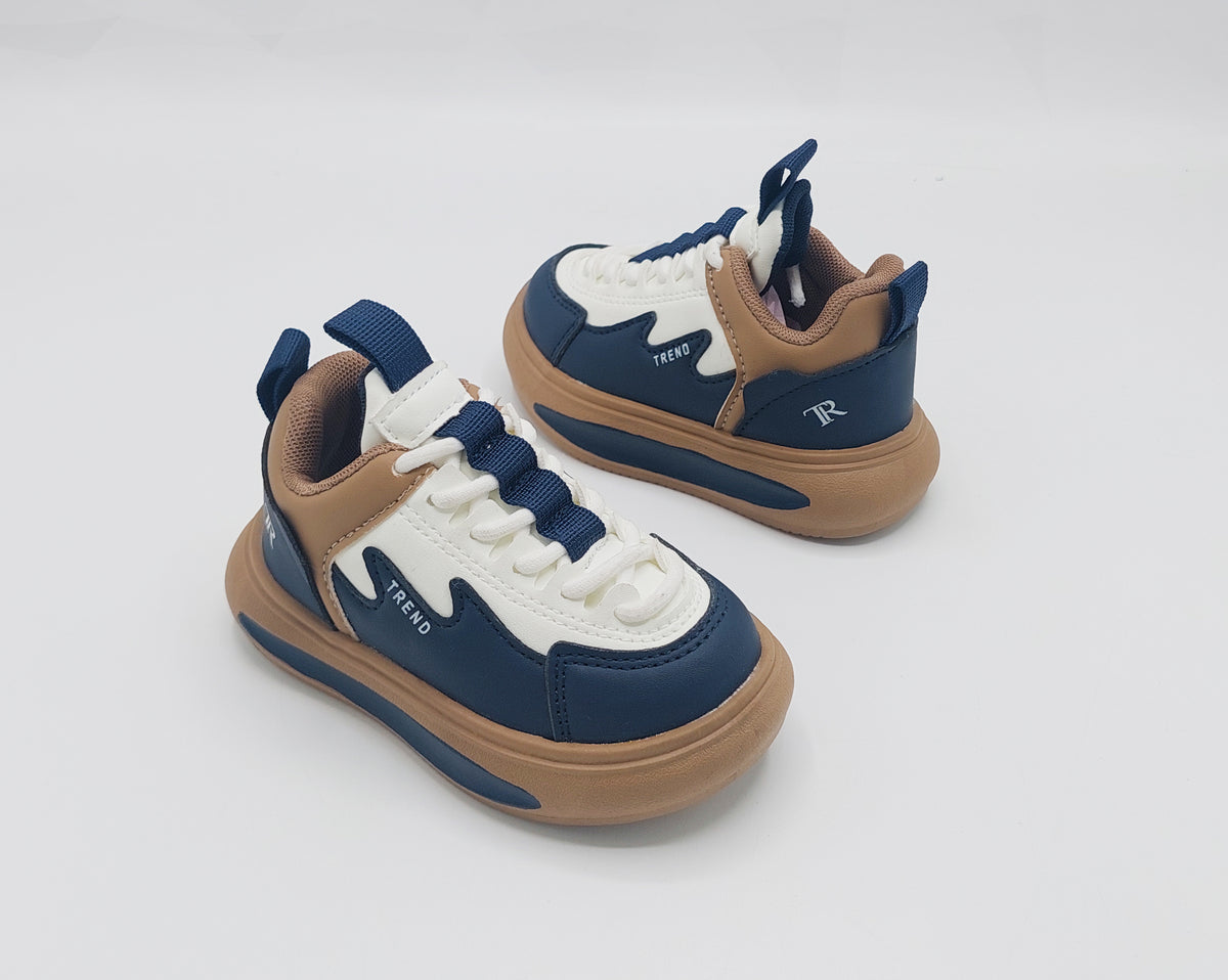 Trendy Looking Sneakers for Kids - TRD38 (Navy)