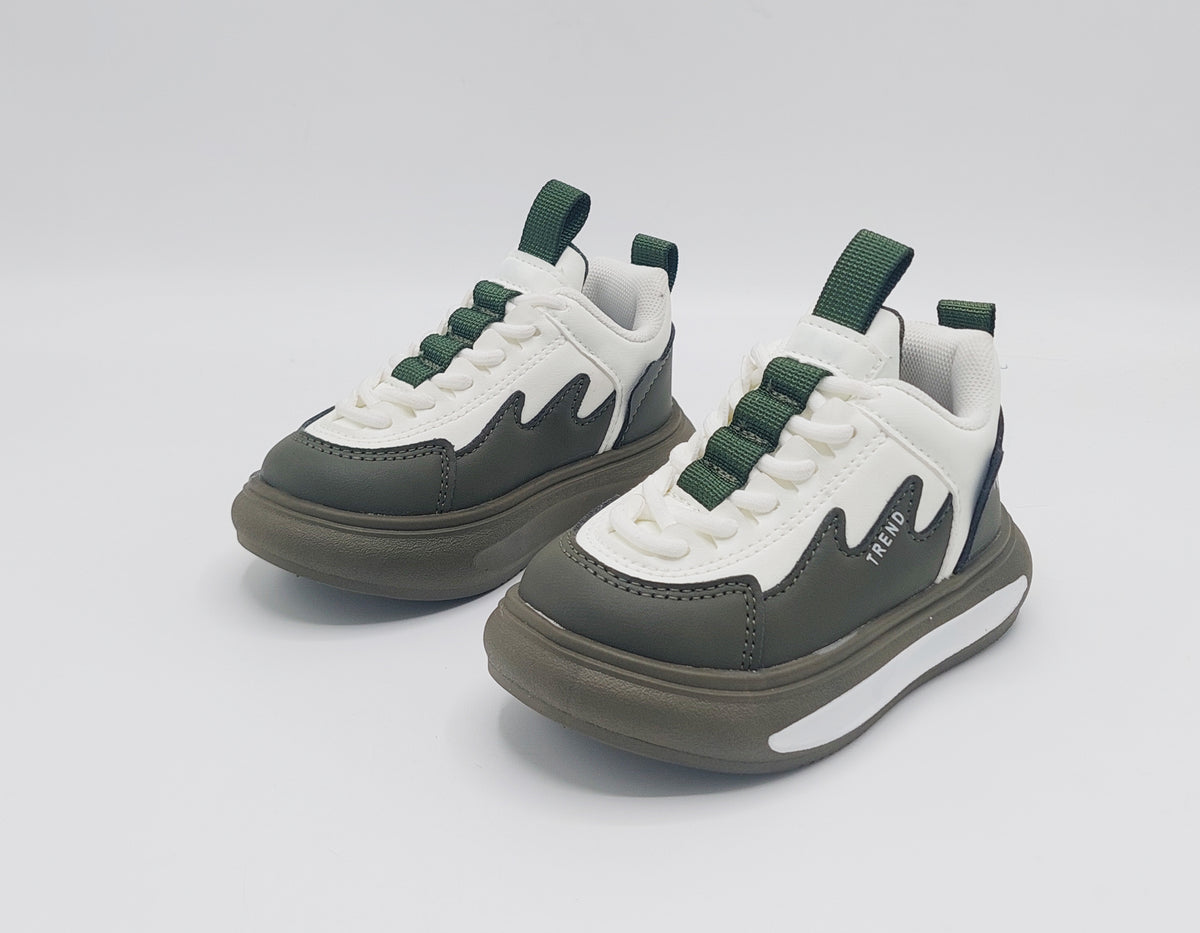 Trendy Looking Sneakers for Kids - TRD38 (Green)
