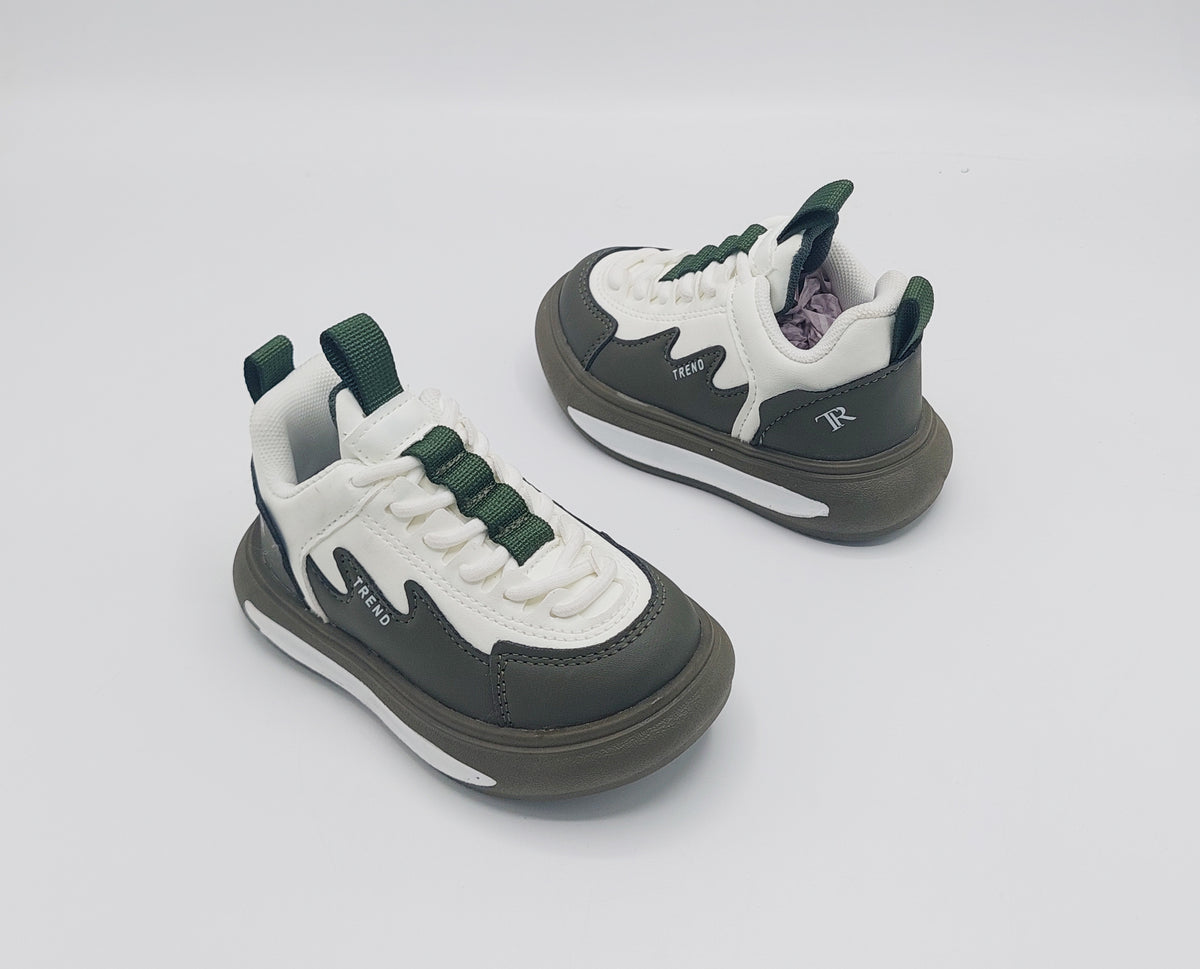 Trendy Looking Sneakers for Kids - TRD38 (Green)