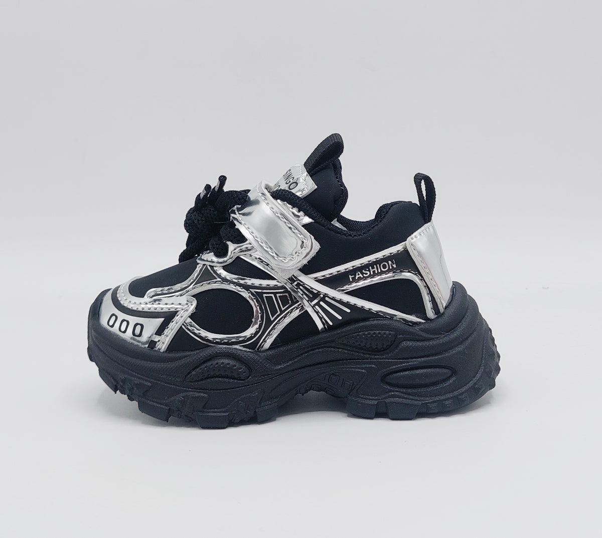 Premium Quality Beautiful Design Sneakers for Kids - DG103 (Black)