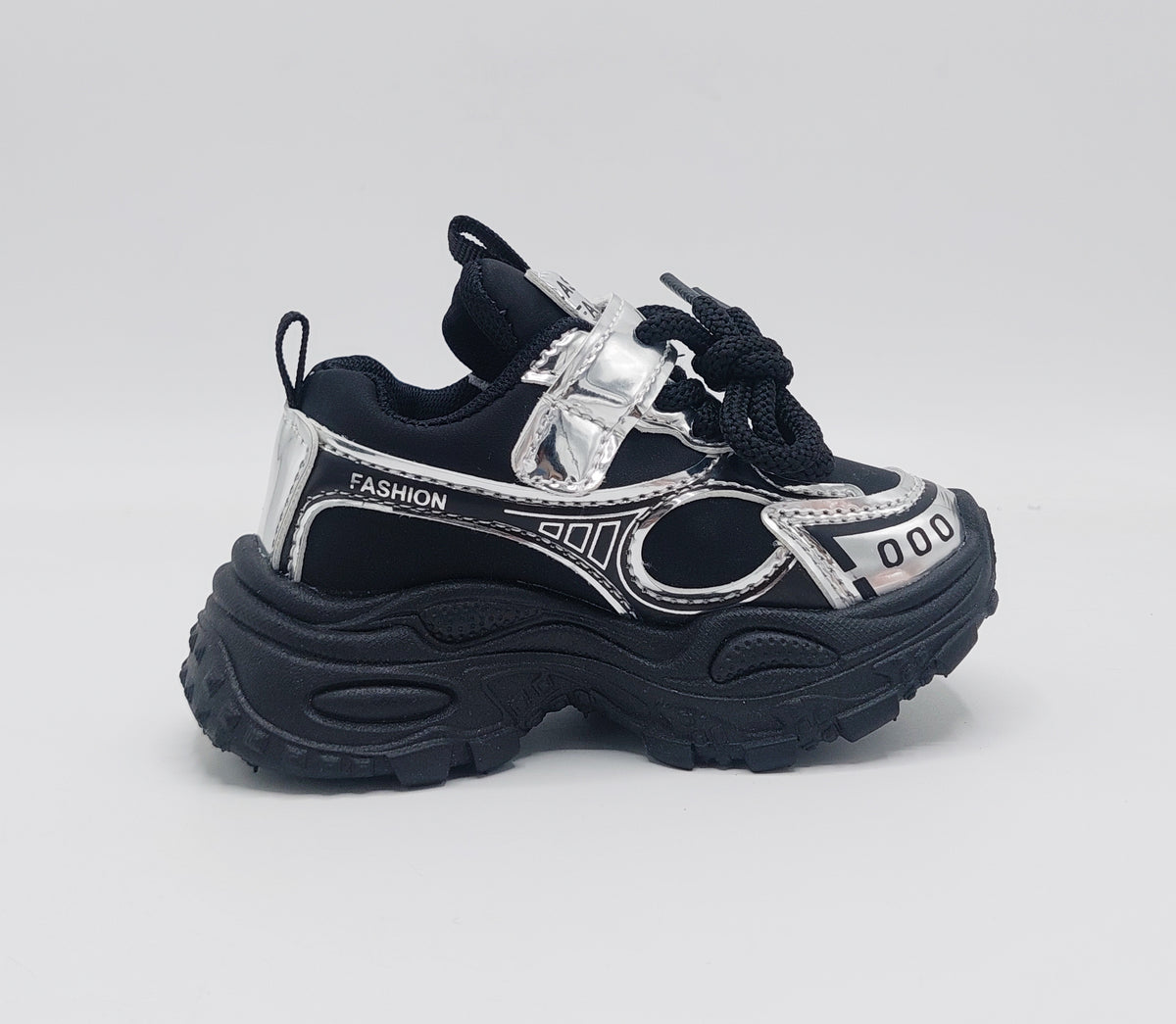Premium Quality Beautiful Design Sneakers for Kids - DG103 (Black)
