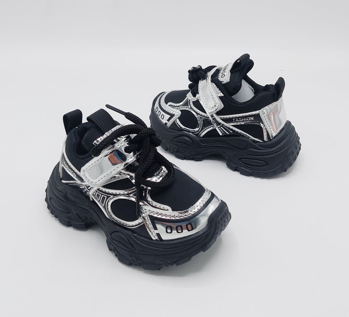 Premium Quality Beautiful Design Sneakers for Kids - DG103 (Black)