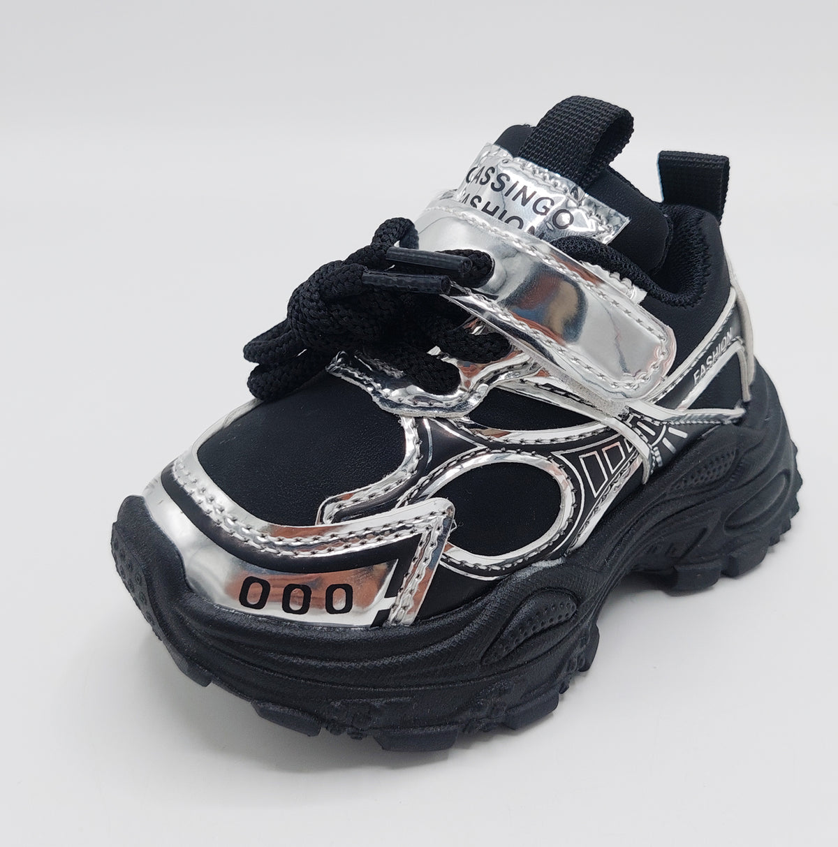 Premium Quality Beautiful Design Sneakers for Kids - DG103 (Black)