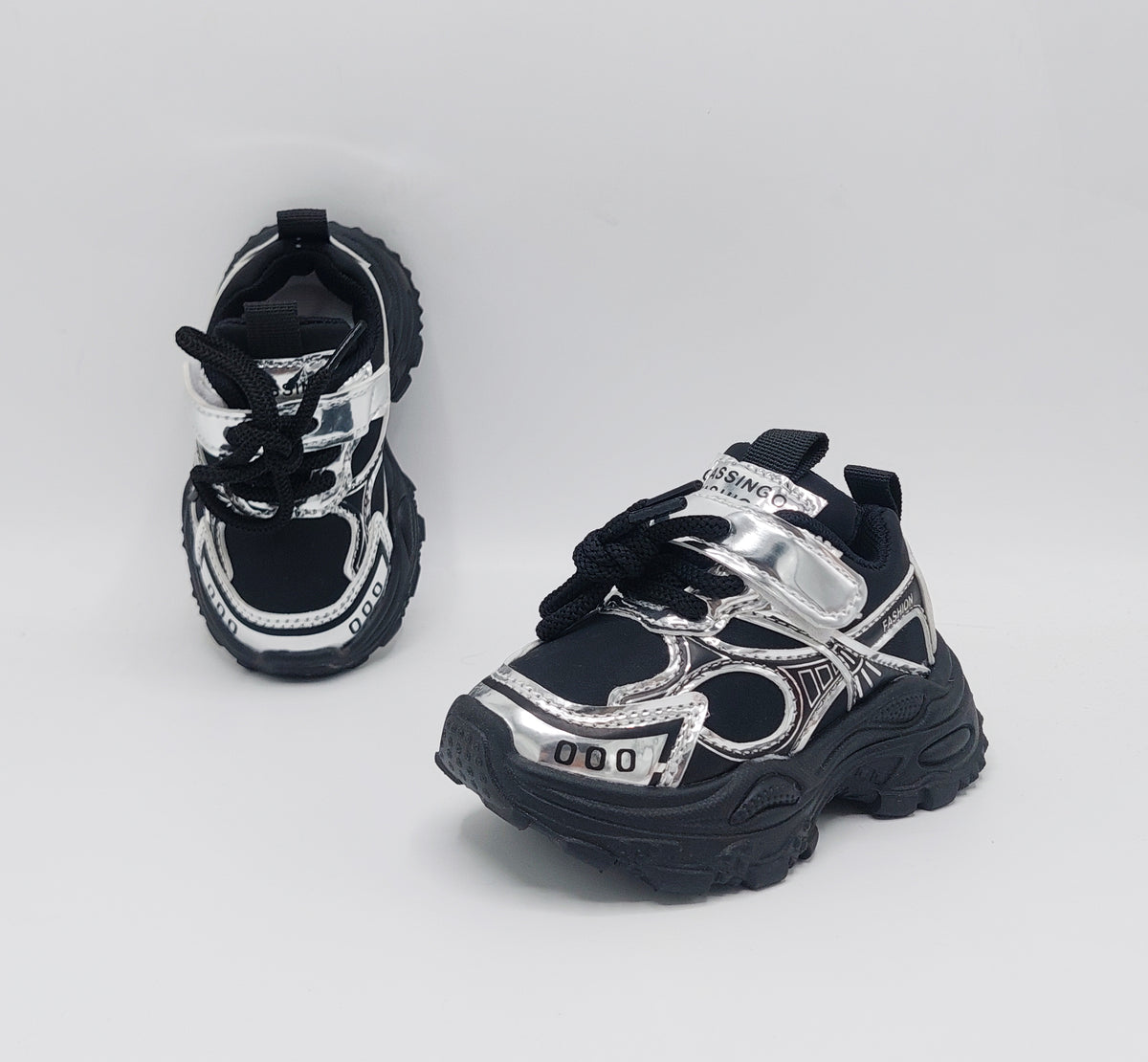 Premium Quality Beautiful Design Sneakers for Kids - DG103 (Black)