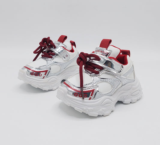 Premium Quality Beautiful Design Sneakers for Kids - DG103 (White)