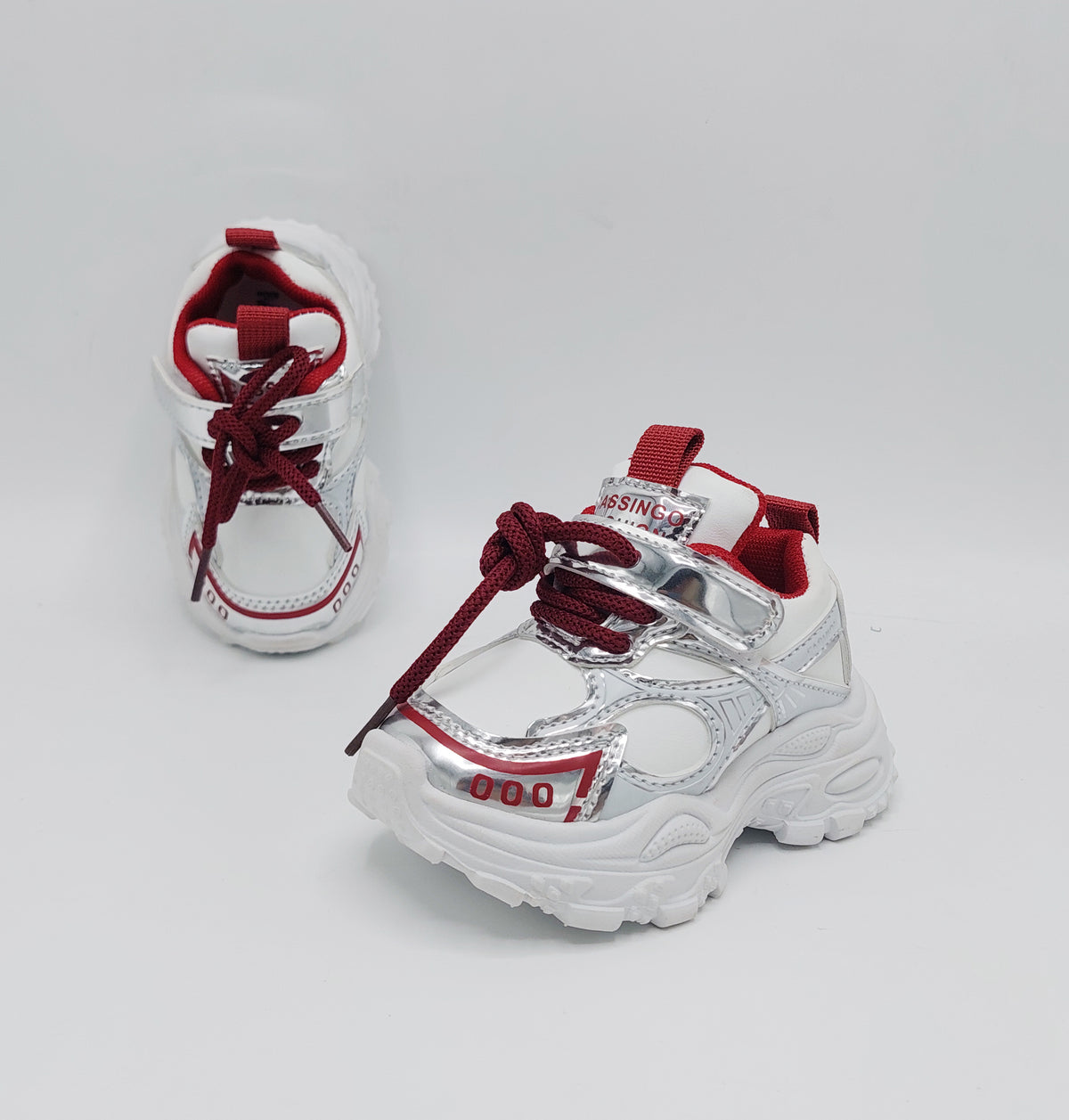 Premium Quality Beautiful Design Sneakers for Kids - DG103 (White)