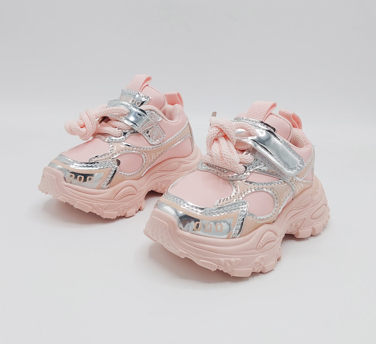 Premium Quality Beautiful Design Sneakers for Kids - DG103 (Pink)