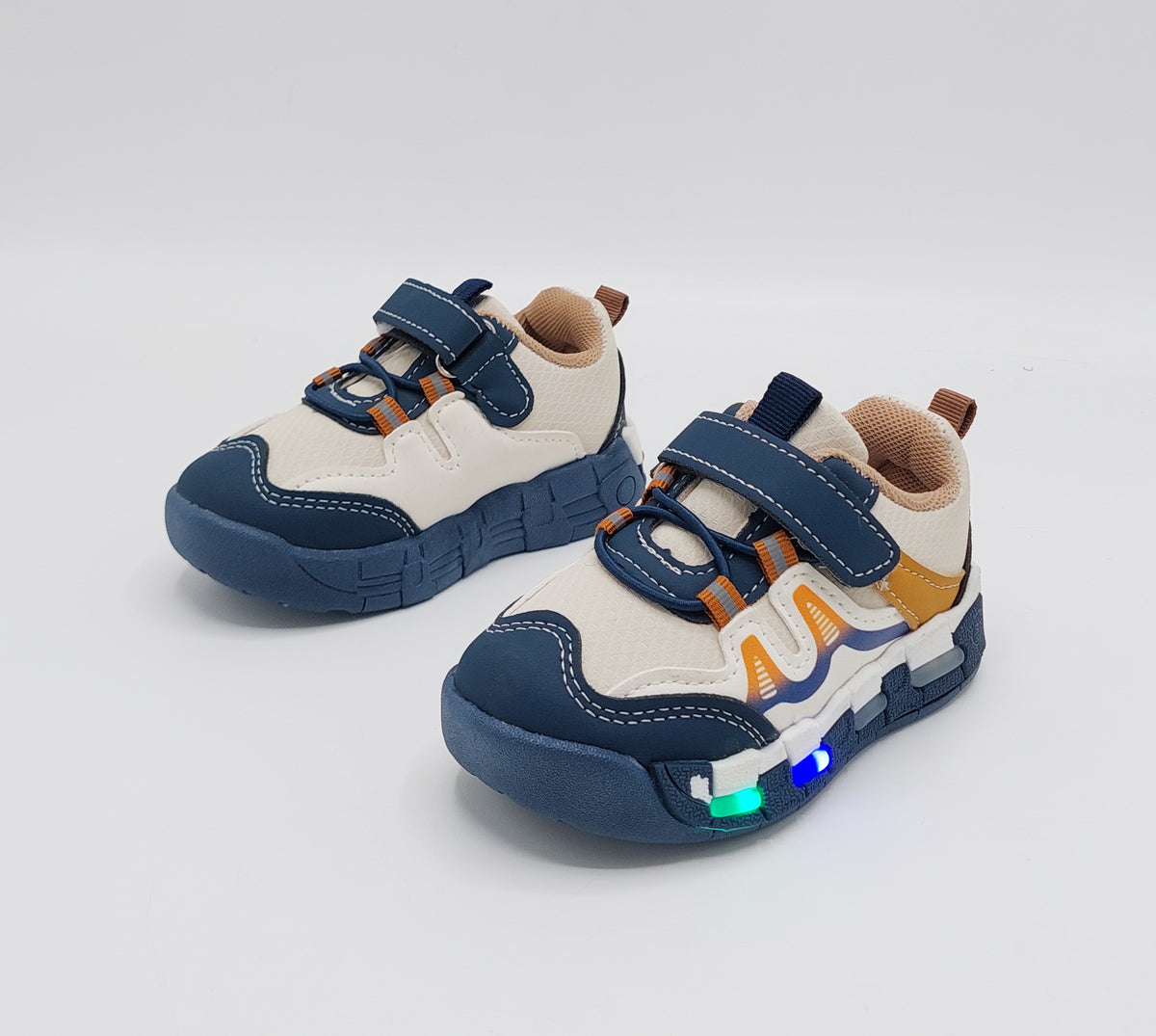 Lights In Sole Trendy Look Sneakers for Kids - BRV1 (Blue)
