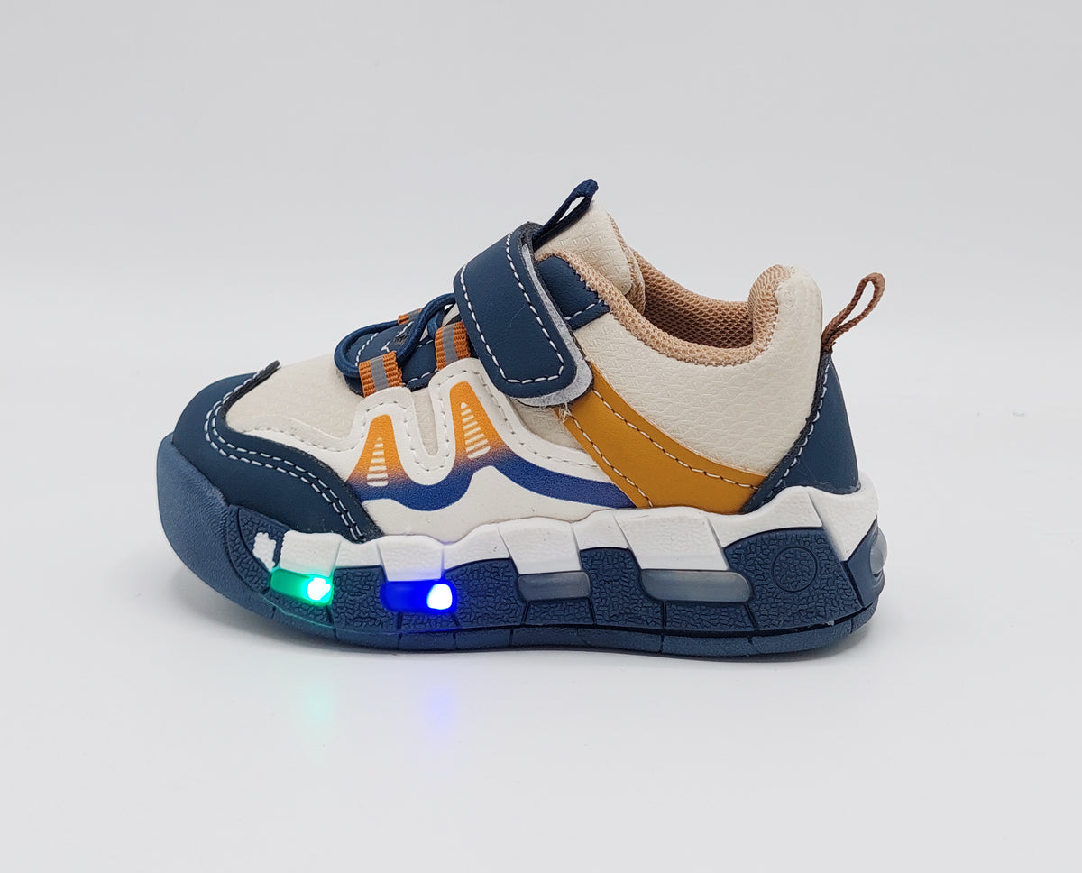 Lights In Sole Trendy Look Sneakers for Kids - BRV1 (Blue)