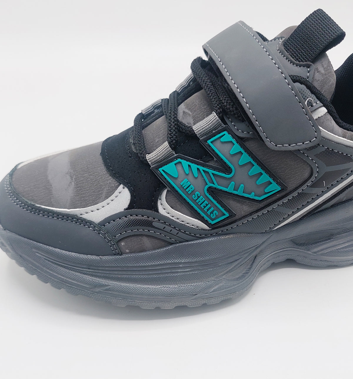 Premium Quality Trendy Look Sneakers for Kids - 92808 (Gray)