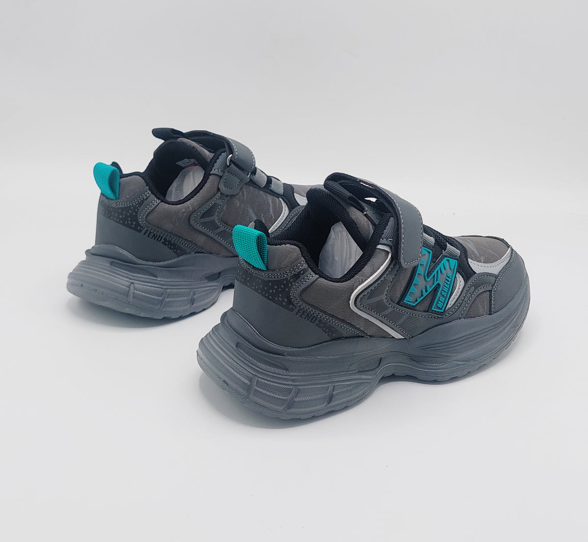Premium Quality Trendy Look Sneakers for Kids - 92808 (Gray)